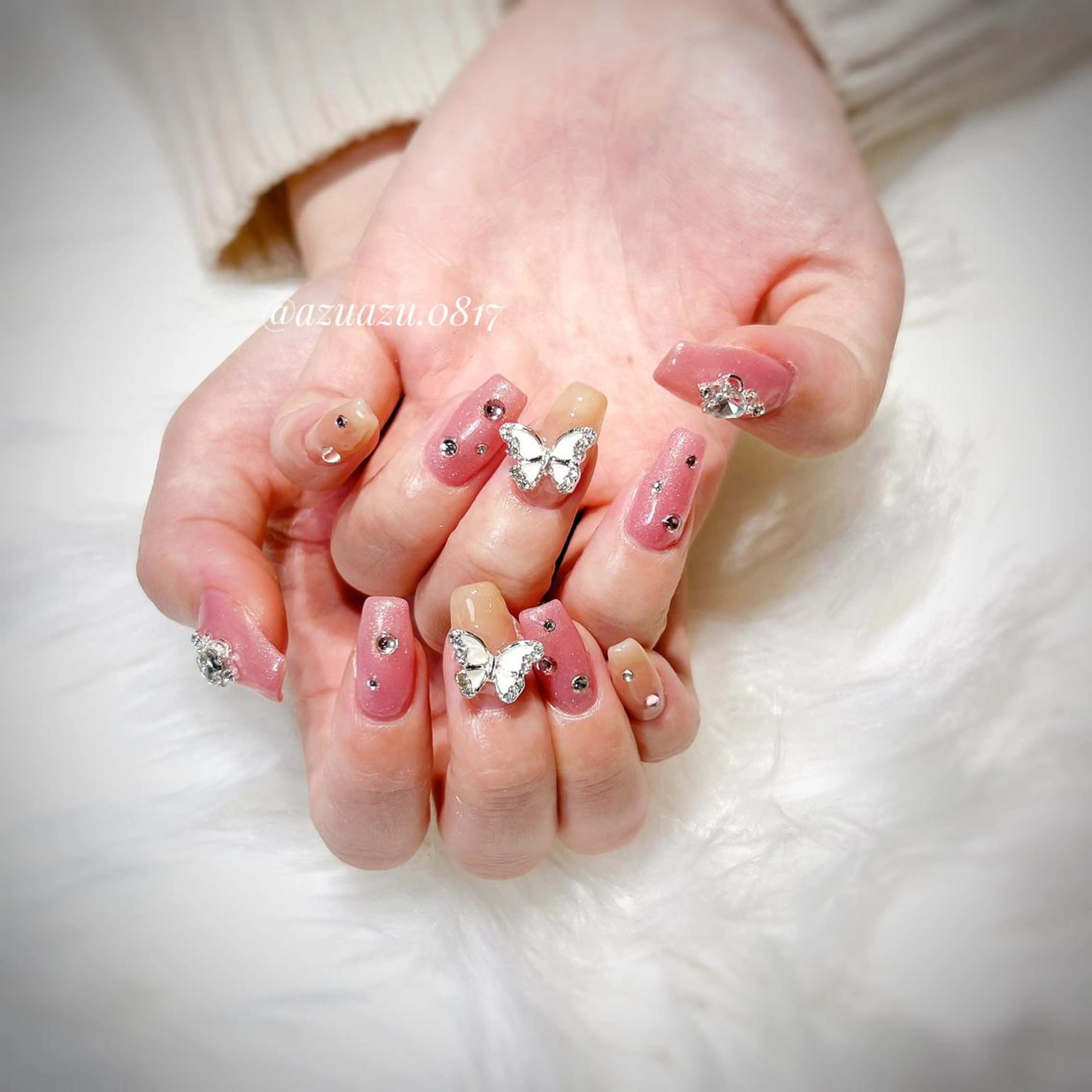 ネイル ジェルネイル ハンドネイル hair&nail ROOTS所属・ﾍｱﾒｲｸ&ﾈｲﾙ ♥️Azuのネイルデザイン