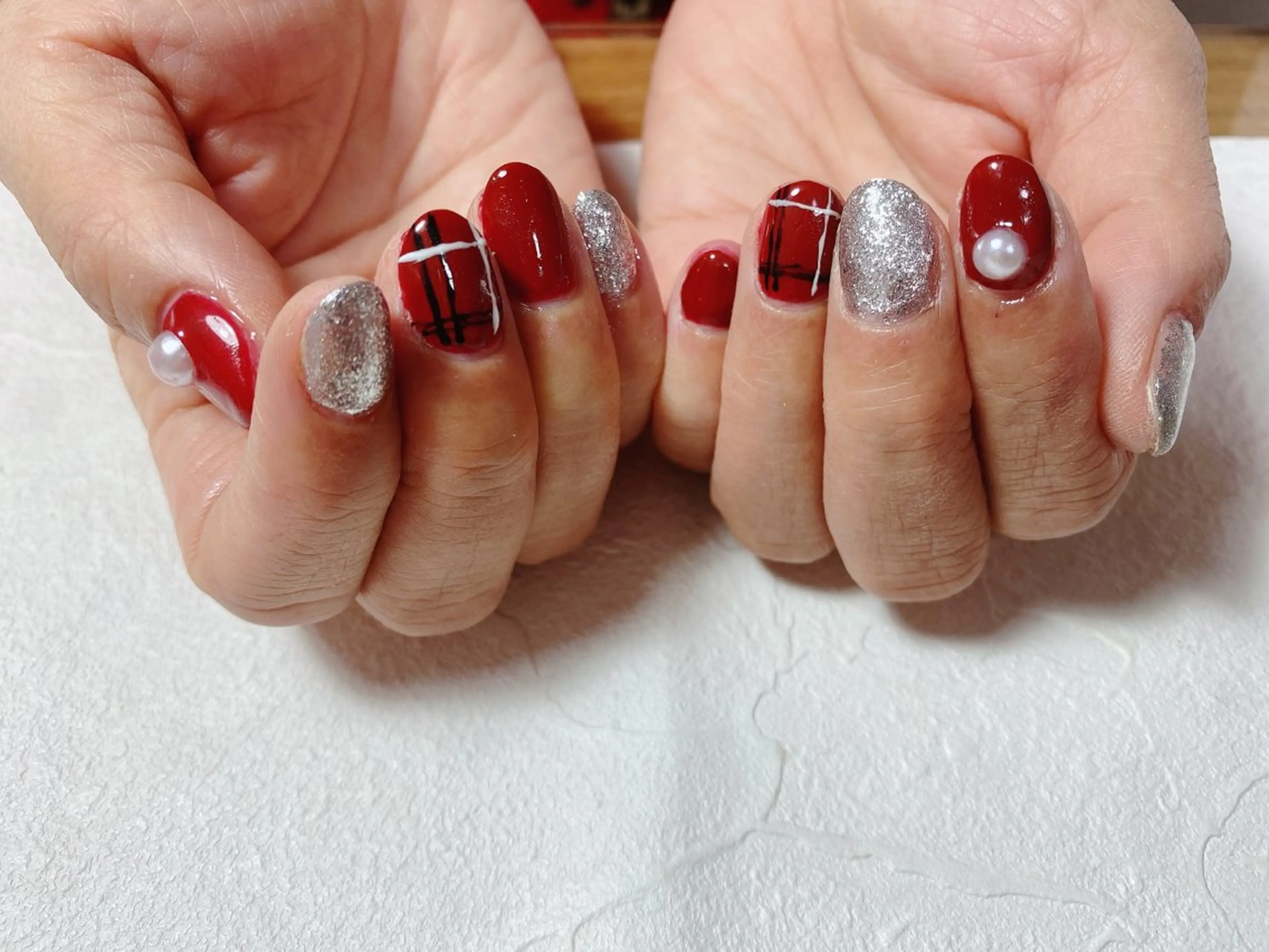 ネイル オーロラネイル フットネイル フレンチネイル ジェルネイル 韓国ネイル Mogu nail 二子玉川のネイルデザイン