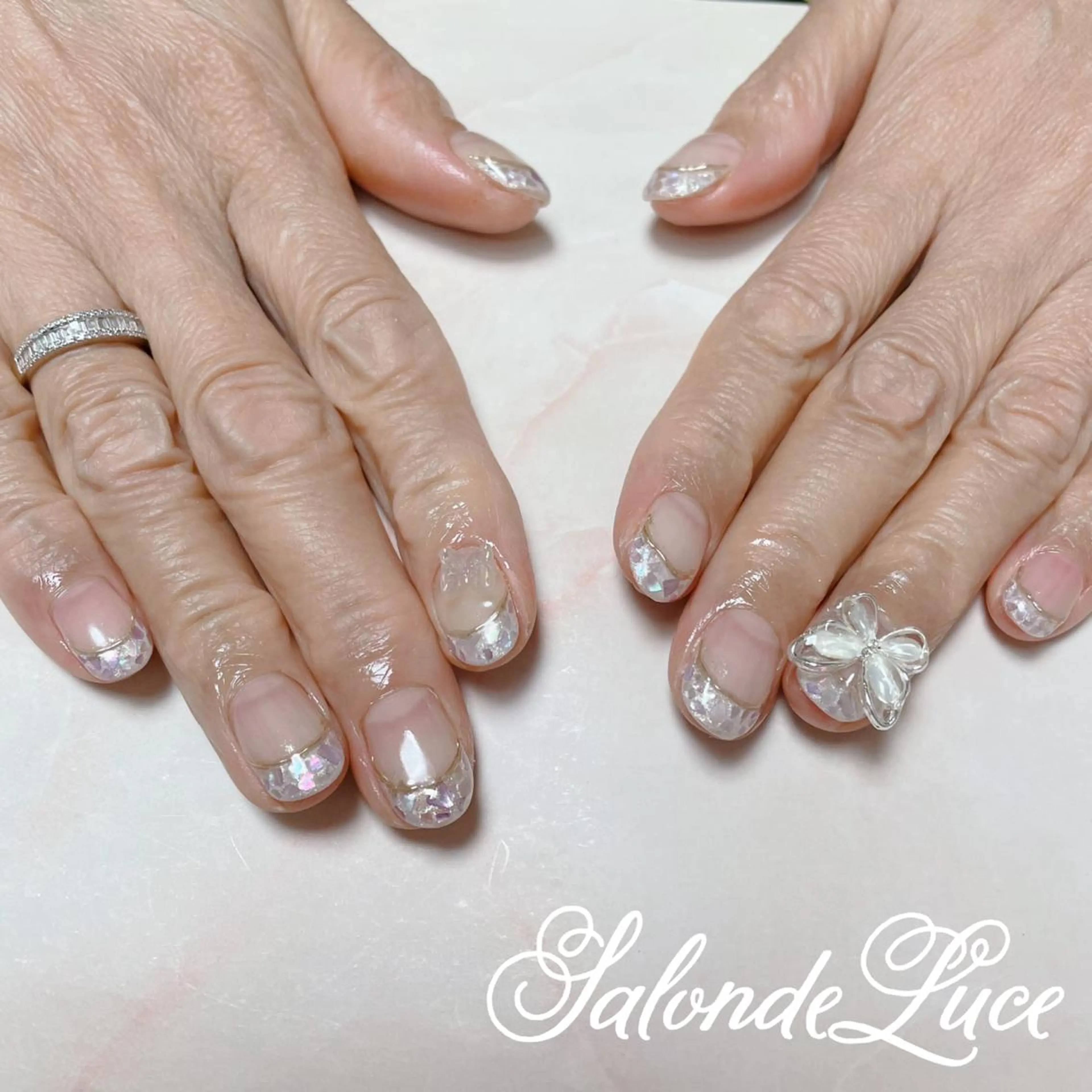 ネイル フレンチネイル ハンドネイル Salon de Luceのネイルデザイン