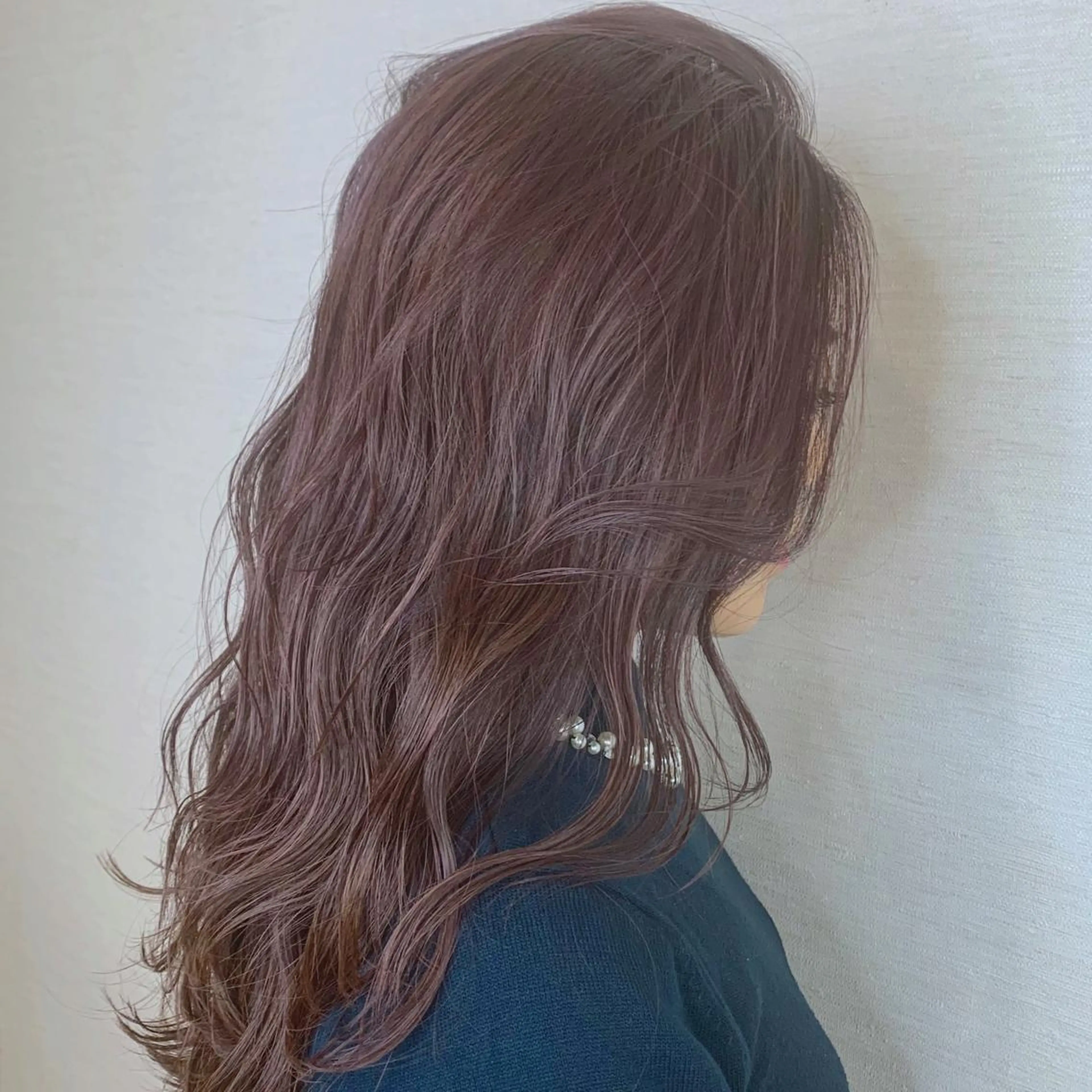 ロング ブリーチなしダブル/ レイヤーカット 小棹のヘアスタイル