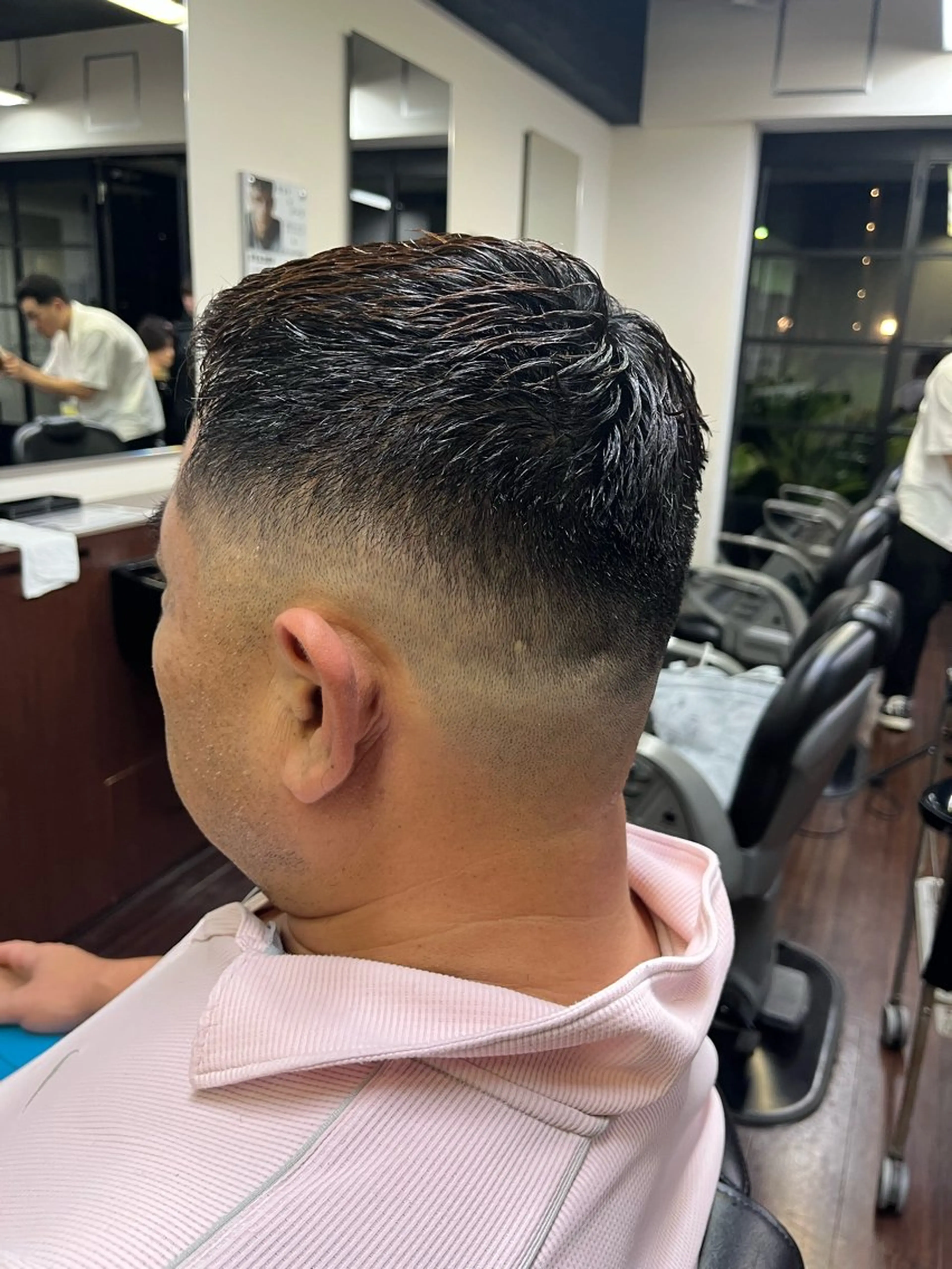 ショート メンズ フェードカット ＢＡＲＢＥＲ koyoのヘアスタイル