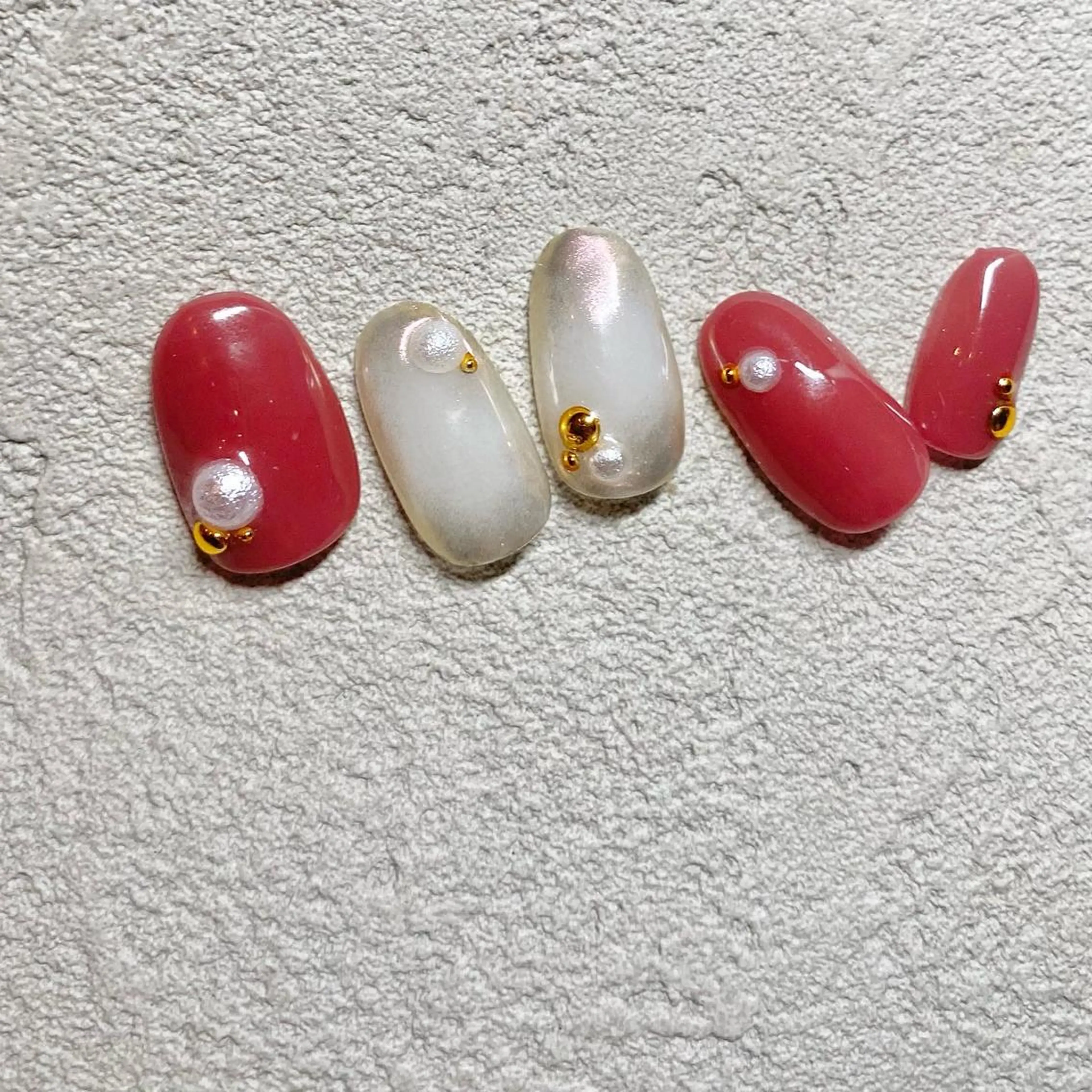 ネイル アートネイル フットネイル ニュアンスネイル 冬ネイル 山田 貴子のネイルデザイン