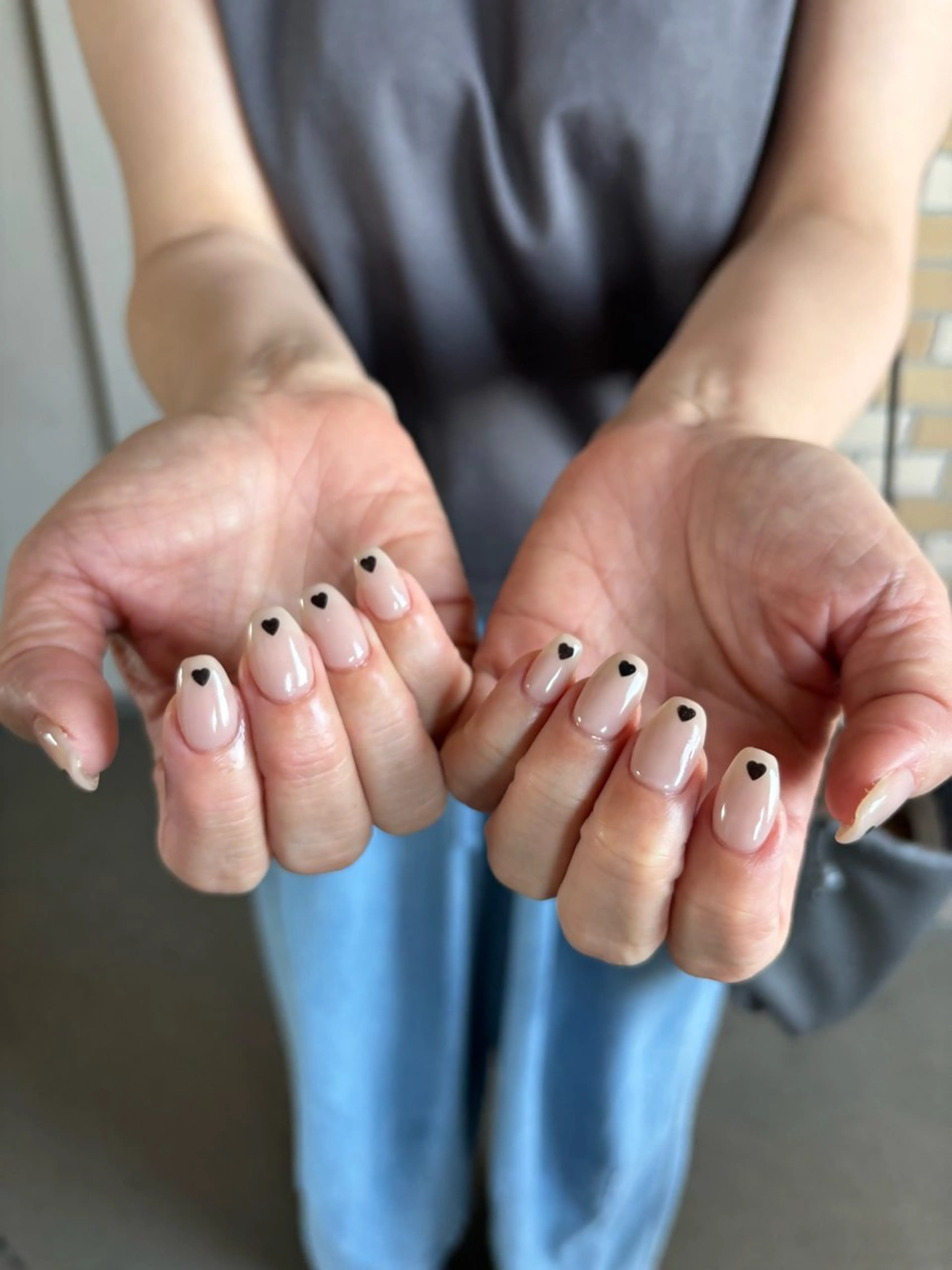 ネイル ハート ハンドネイル nail salon Howdyのネイルデザイン