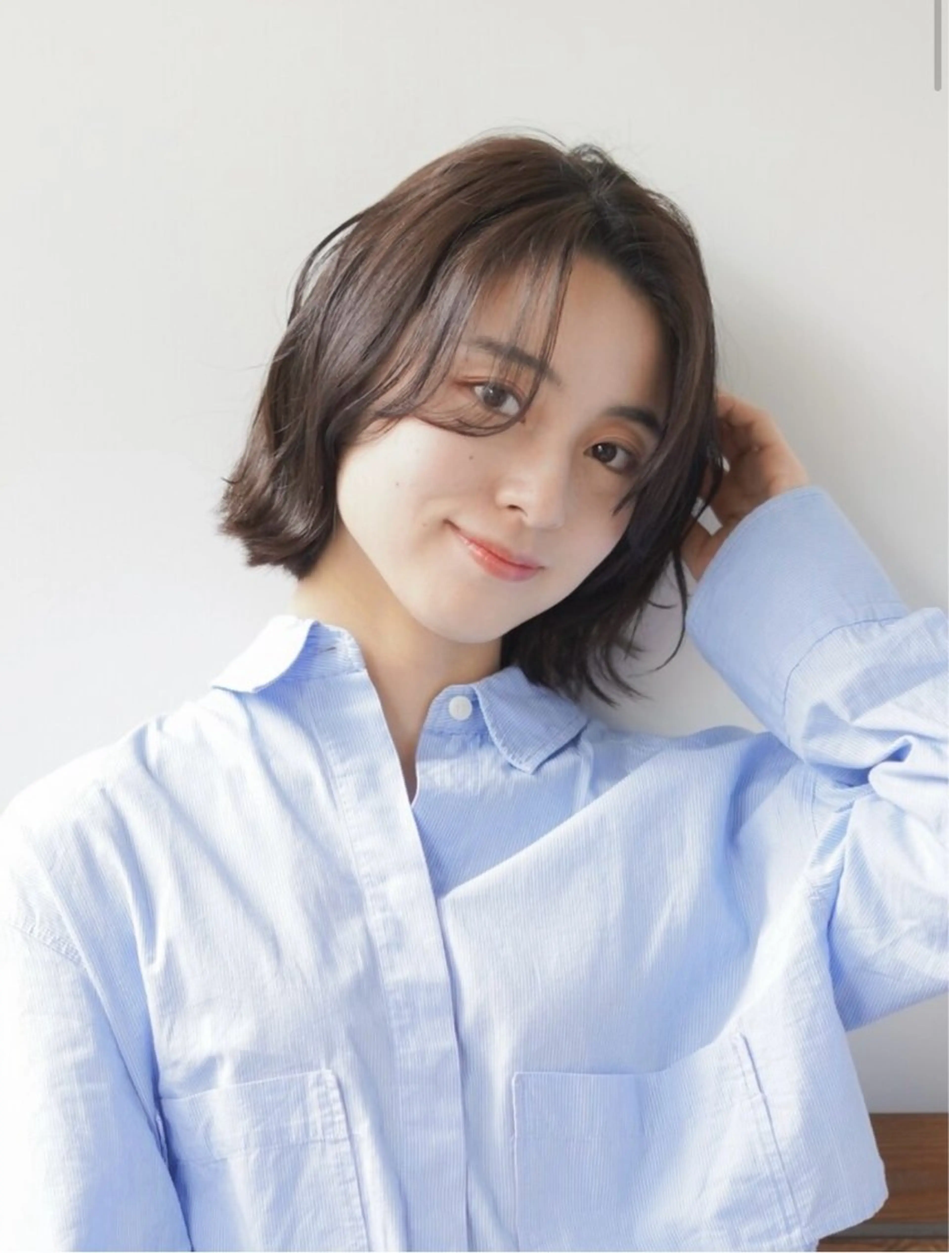 骨格診断カット＋ナチュラル縮毛矯正＋オージュア超音波4stepトリートメントの写真