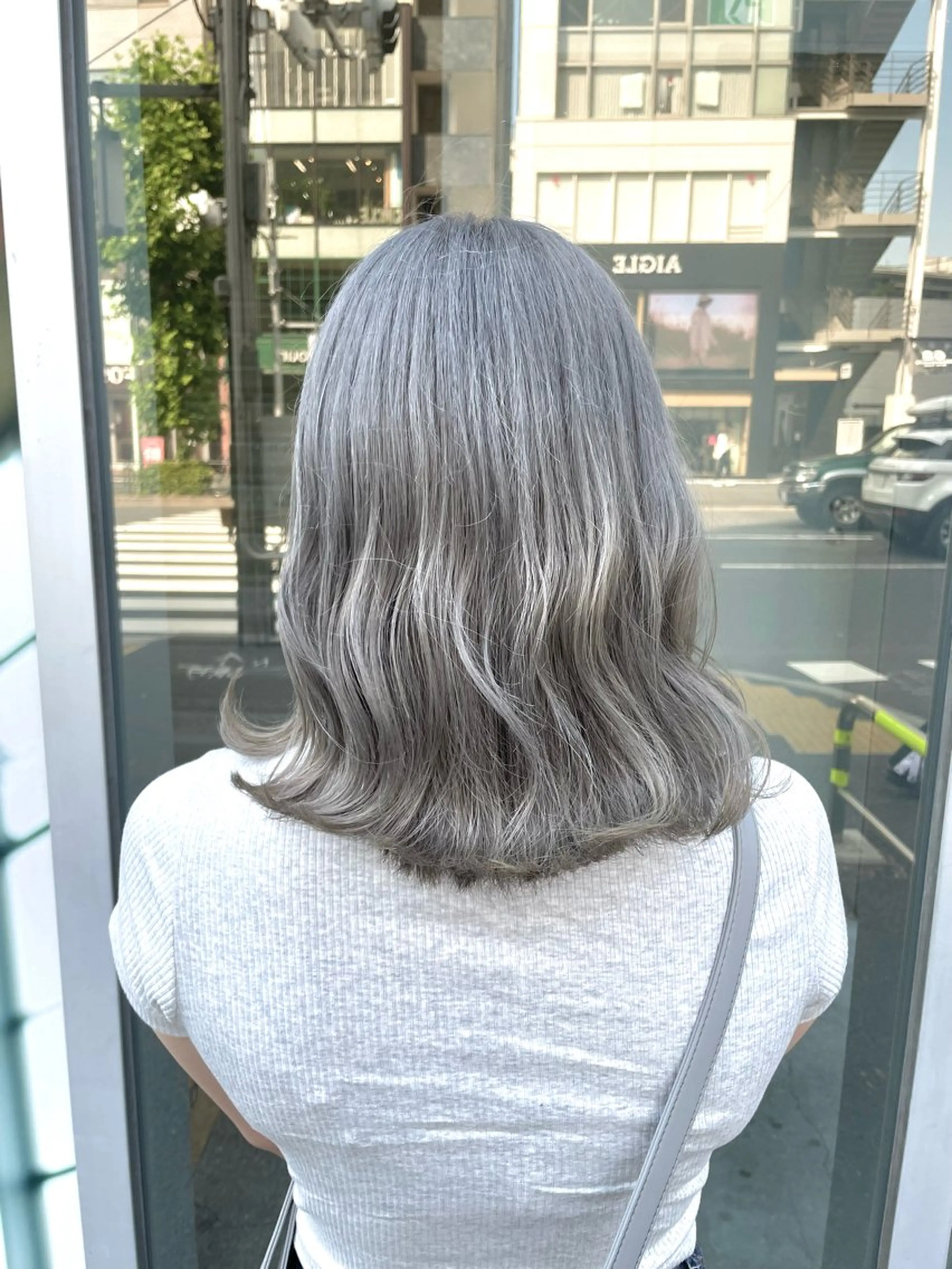 セミロング 💍大人デザイン /ハイトーン♡リクトのヘアスタイル