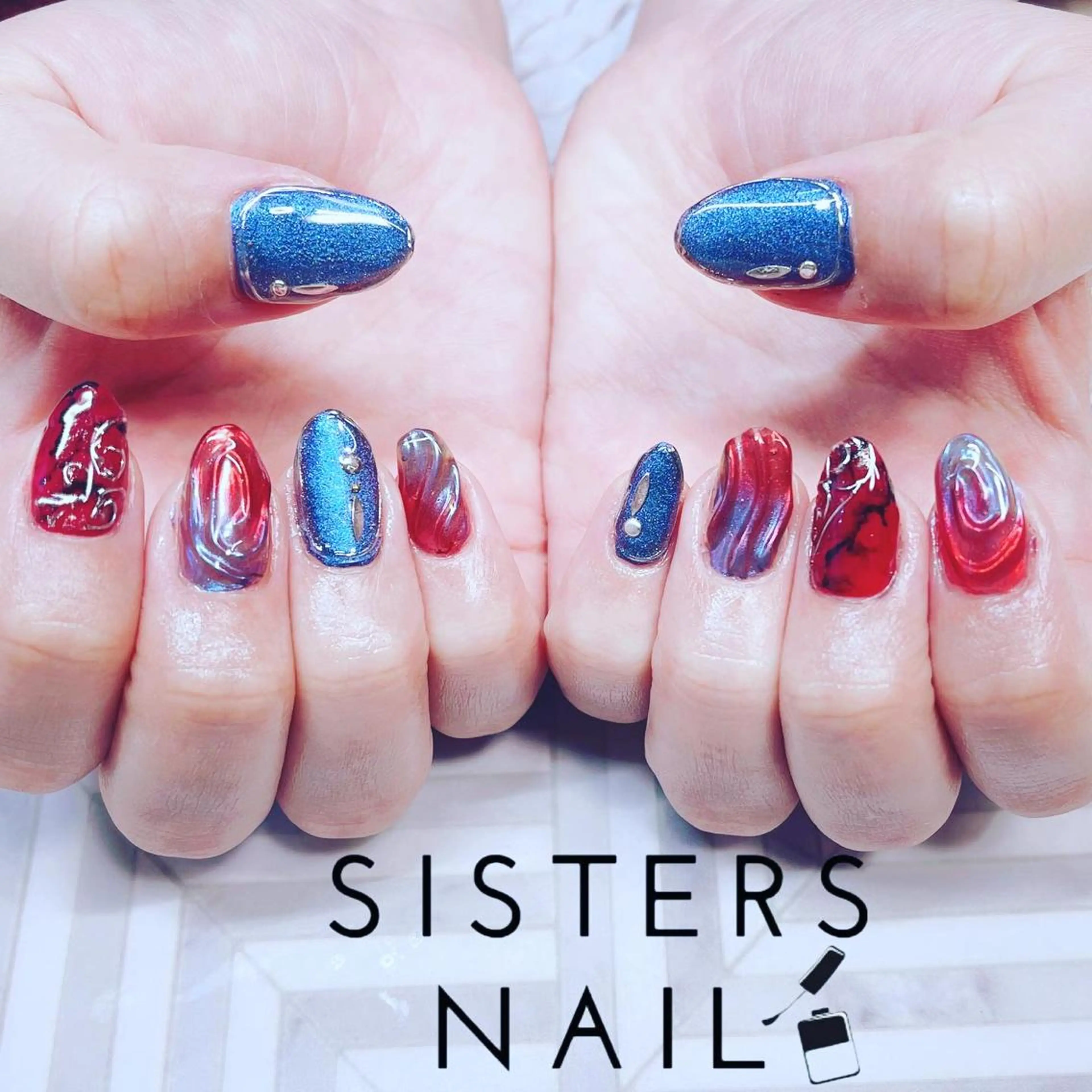 ネイル ハンドネイル ハンドケア sisters nail.fのネイルデザイン