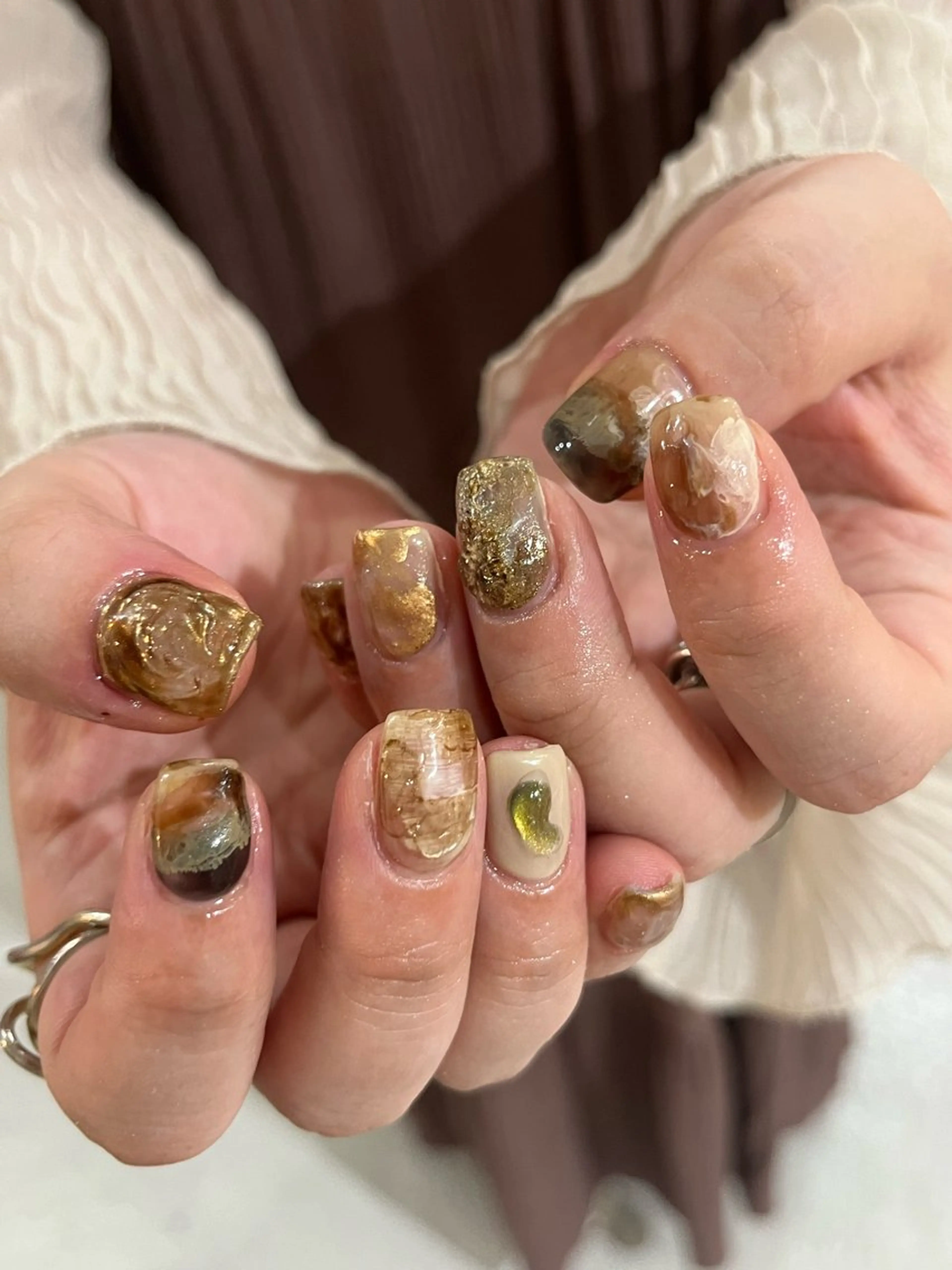 ネイル ハンドネイル LETTER_& SAKIのネイルデザイン