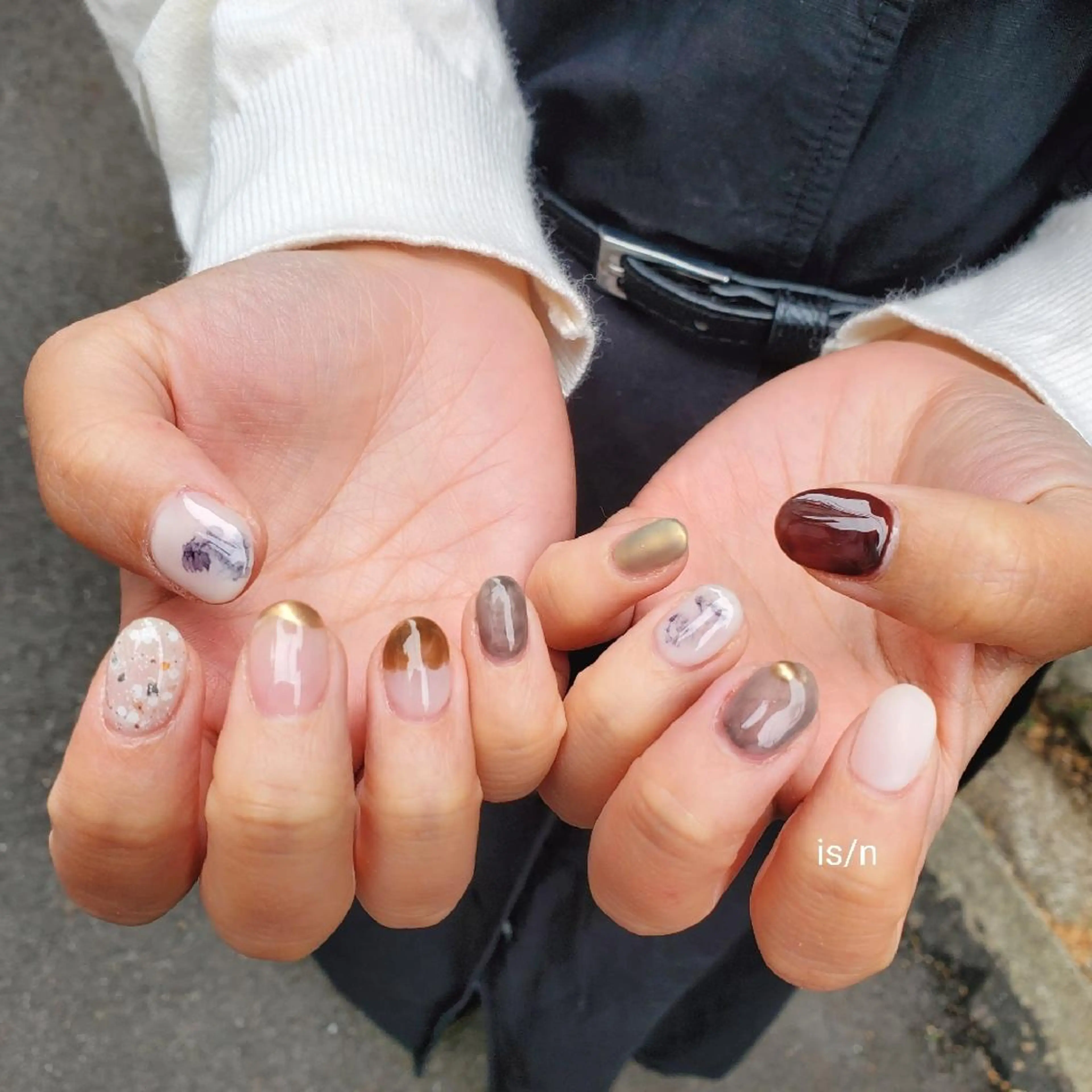 ネイル ハンドネイル 店長 佐藤のネイルデザイン