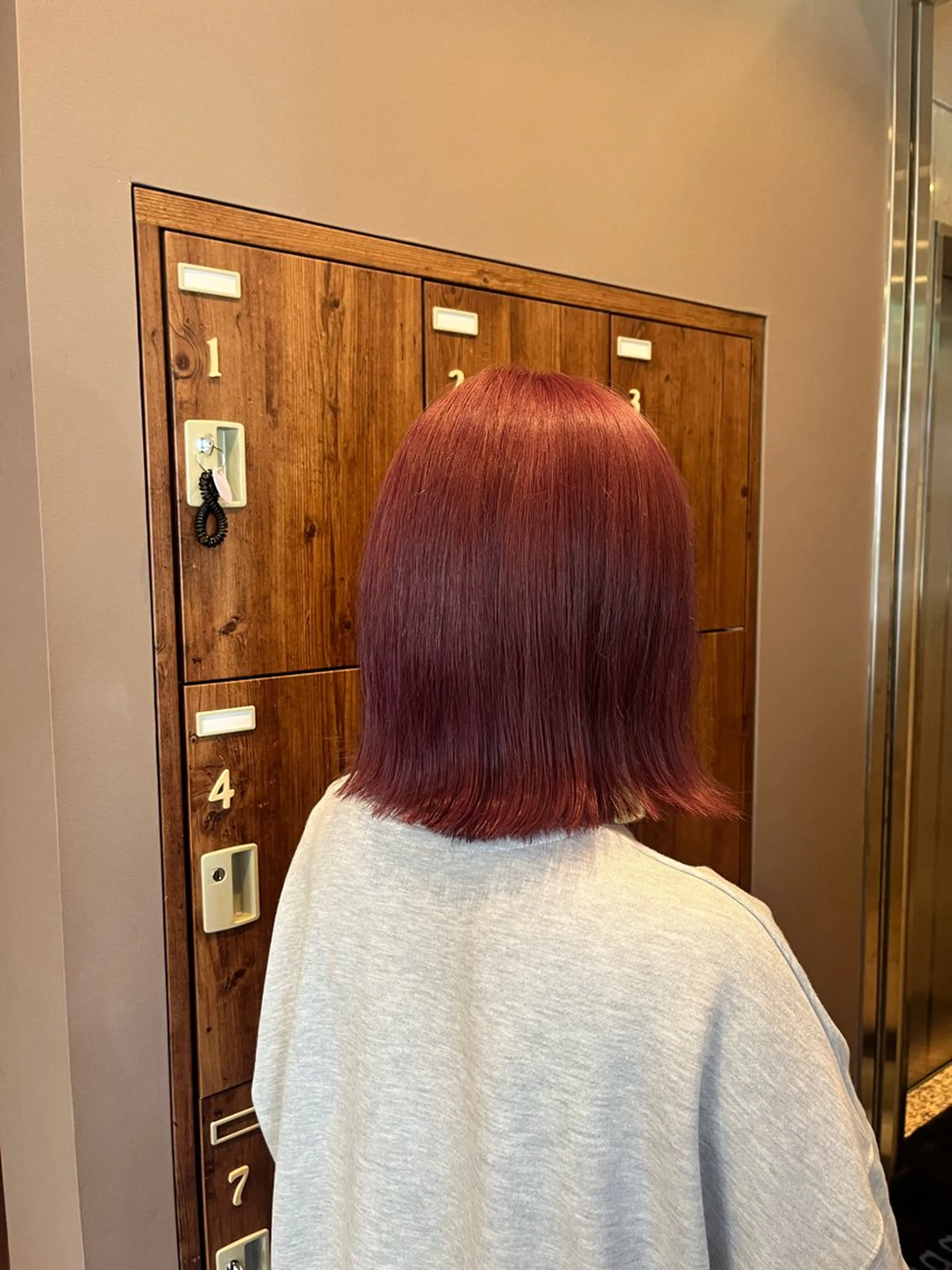 ミディアム カラー saya kaのヘアスタイル