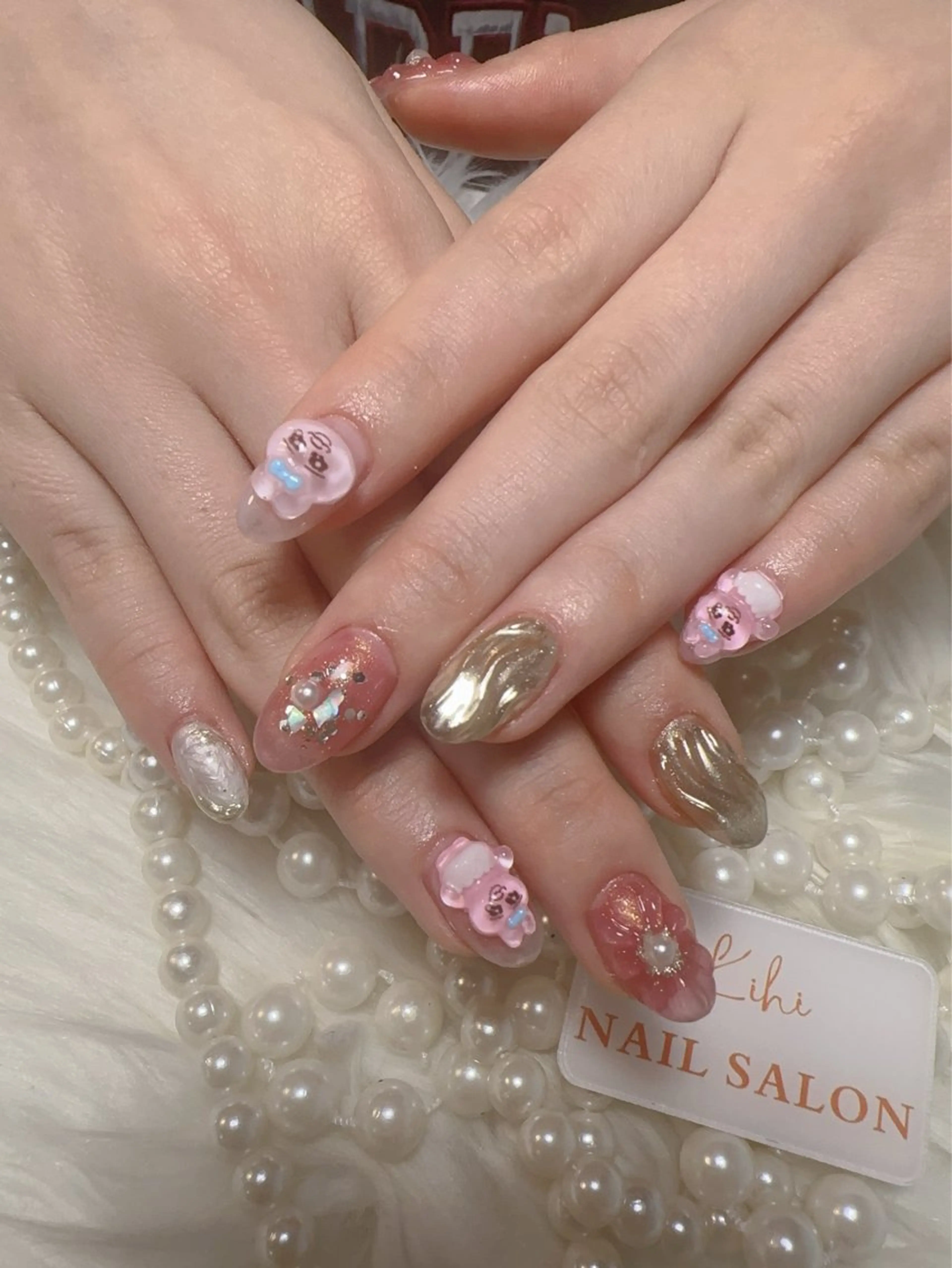 ネイル アートネイル フレンチネイル ジェルネイル グラデーション 韓国ネイル ハンドネイル 💕鈴木ユリ パラジェル/オフ無料のネイルデザイン