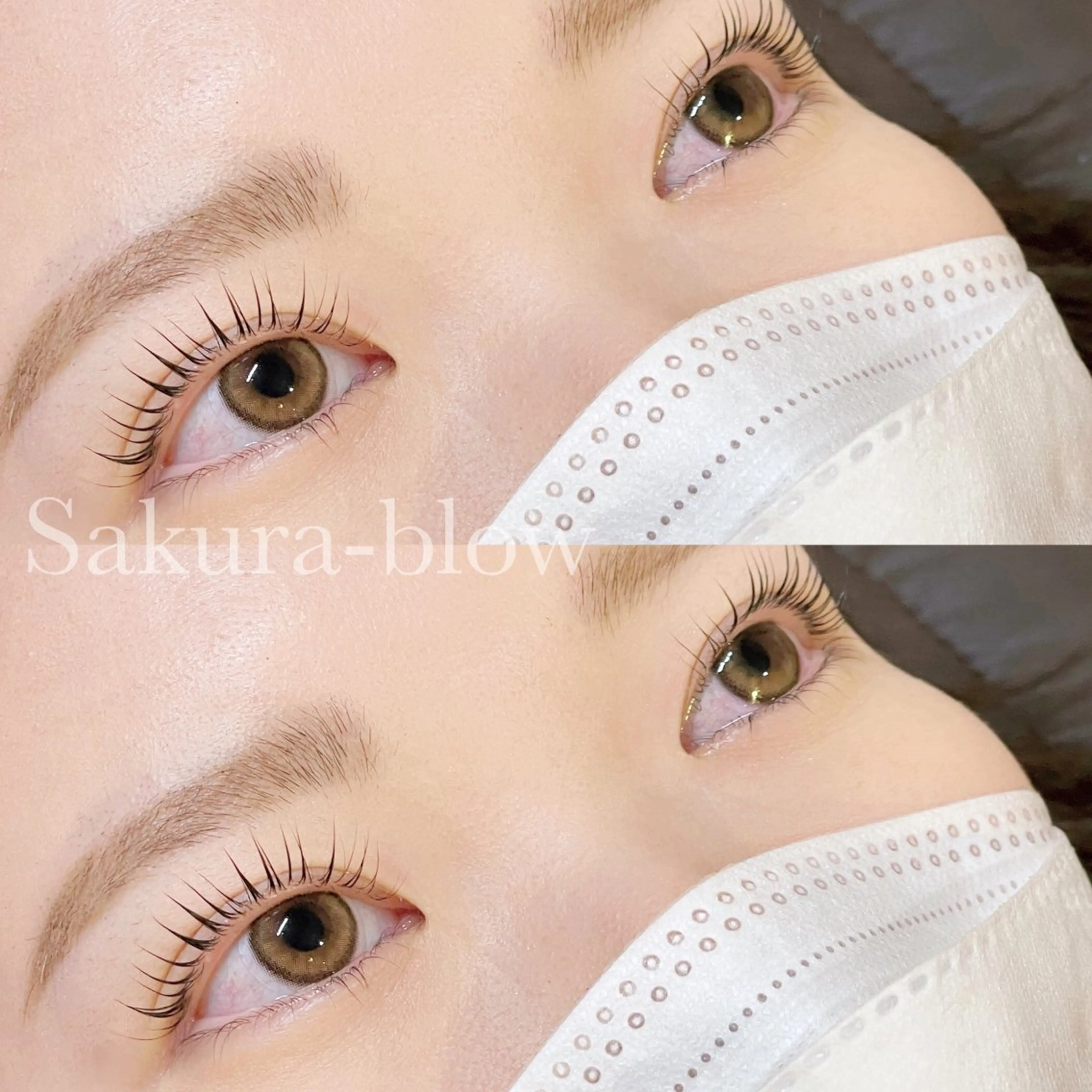 マツエク・マツパ パリジェンヌラッシュリフト Sakura-blow梅田店所属・Sakurablow 大槻のマツエク・マツパデザイン