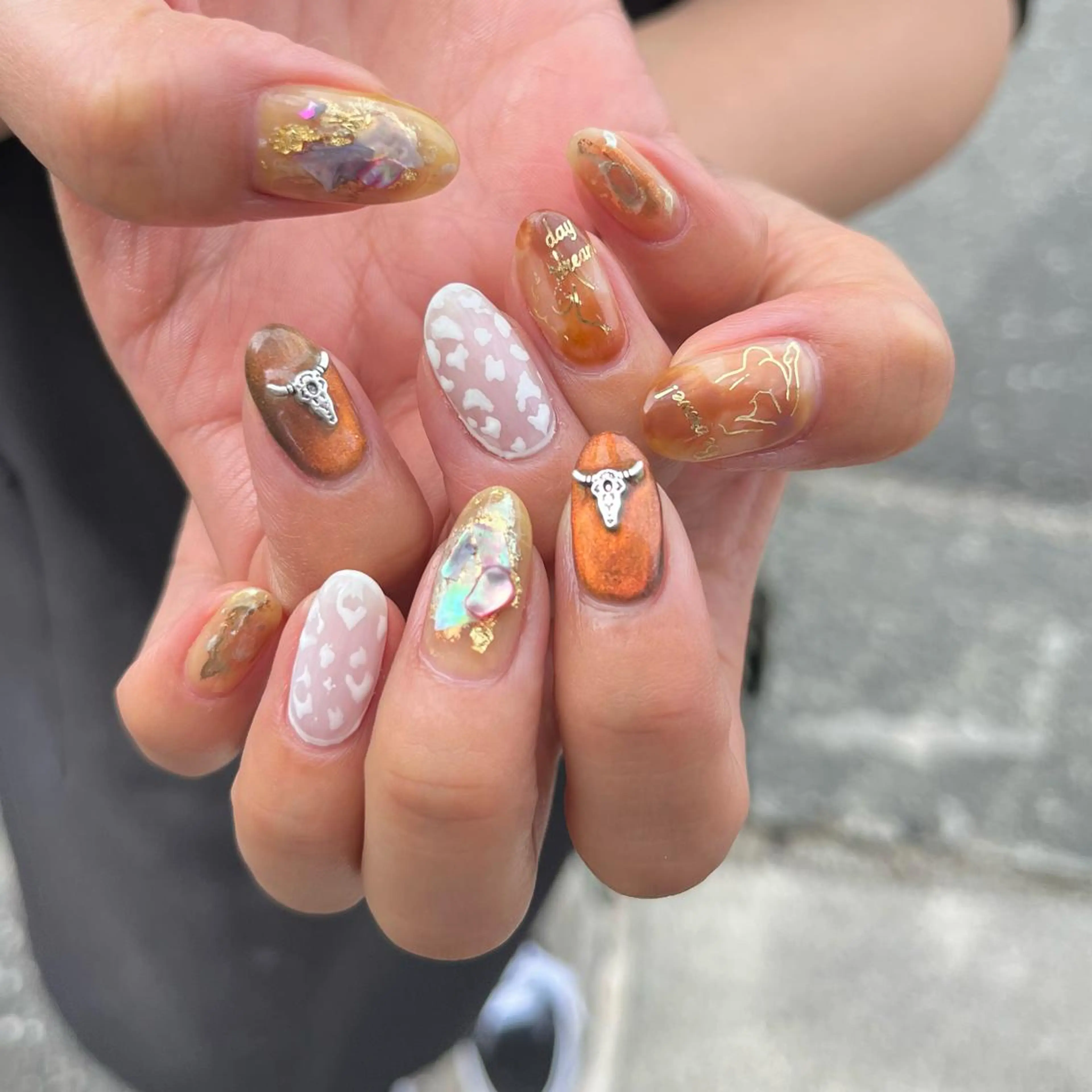 ネイル マグネットネイル ニュアンスネイル nail salon Stellaのネイルデザイン
