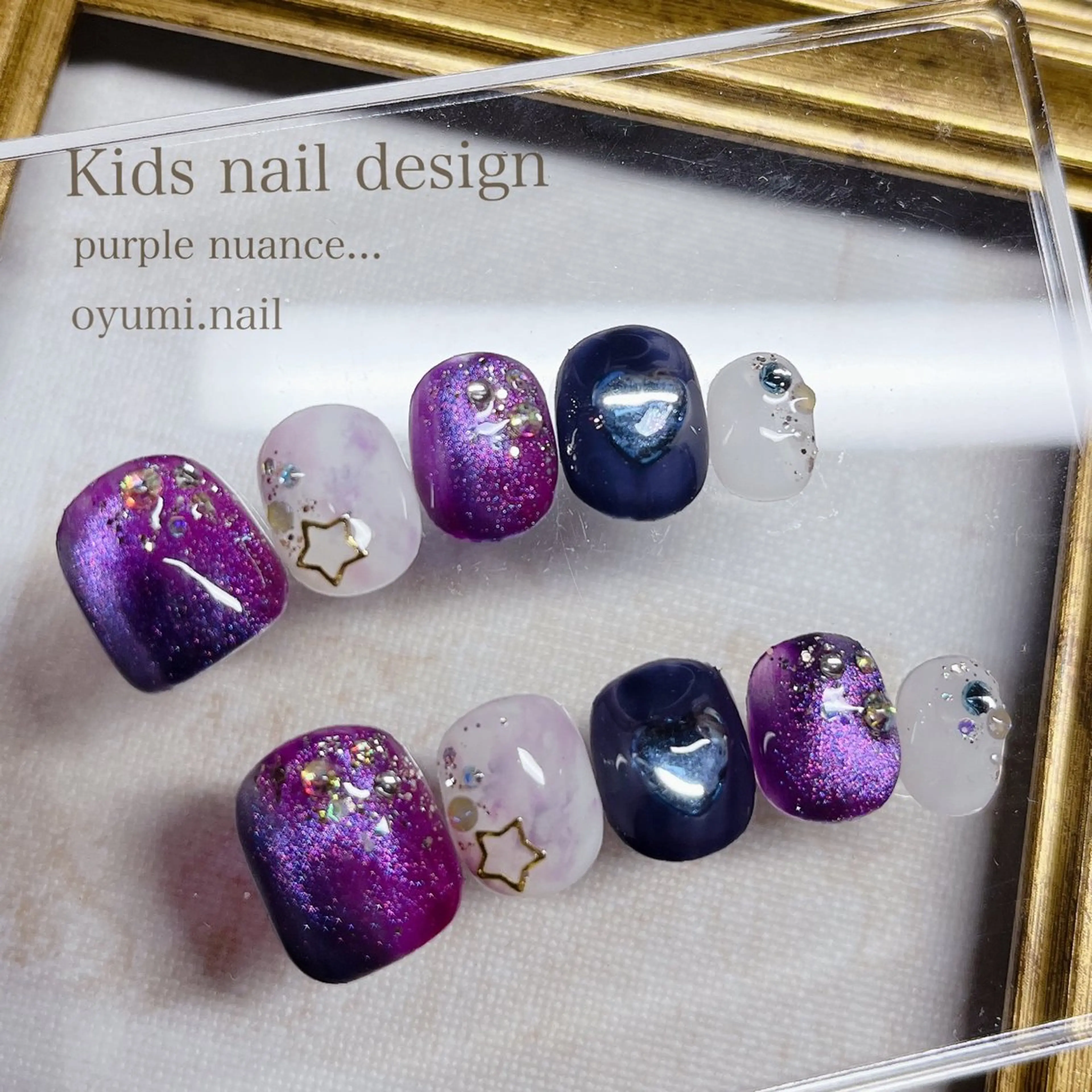 キッズ ネイル ネイルチップ ハンドネイル takanashi yumiのネイルデザイン