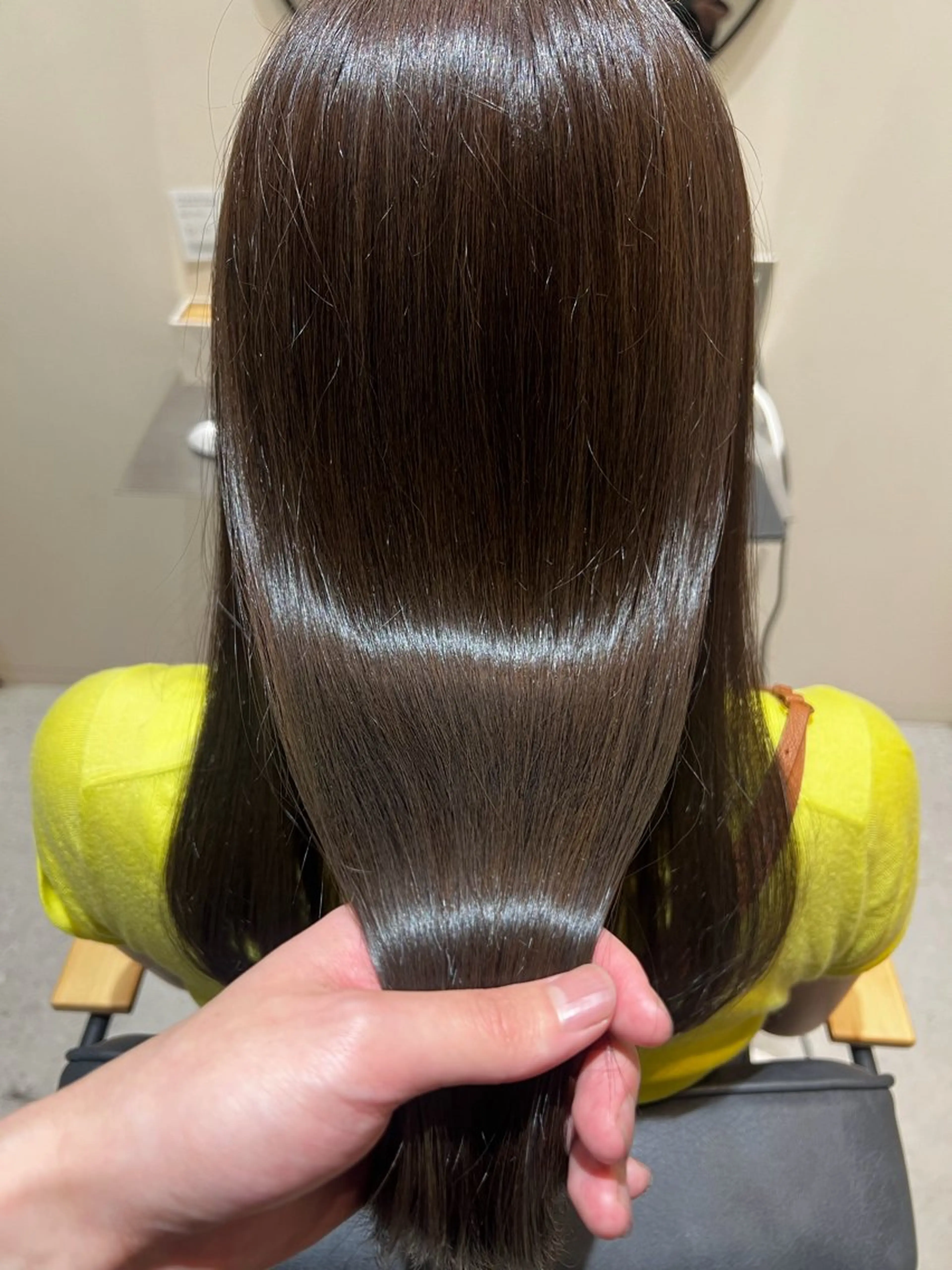 セミロング カラー 似合わせカット トリートメント おおたかの森/透 明感/小林のヘアスタイル