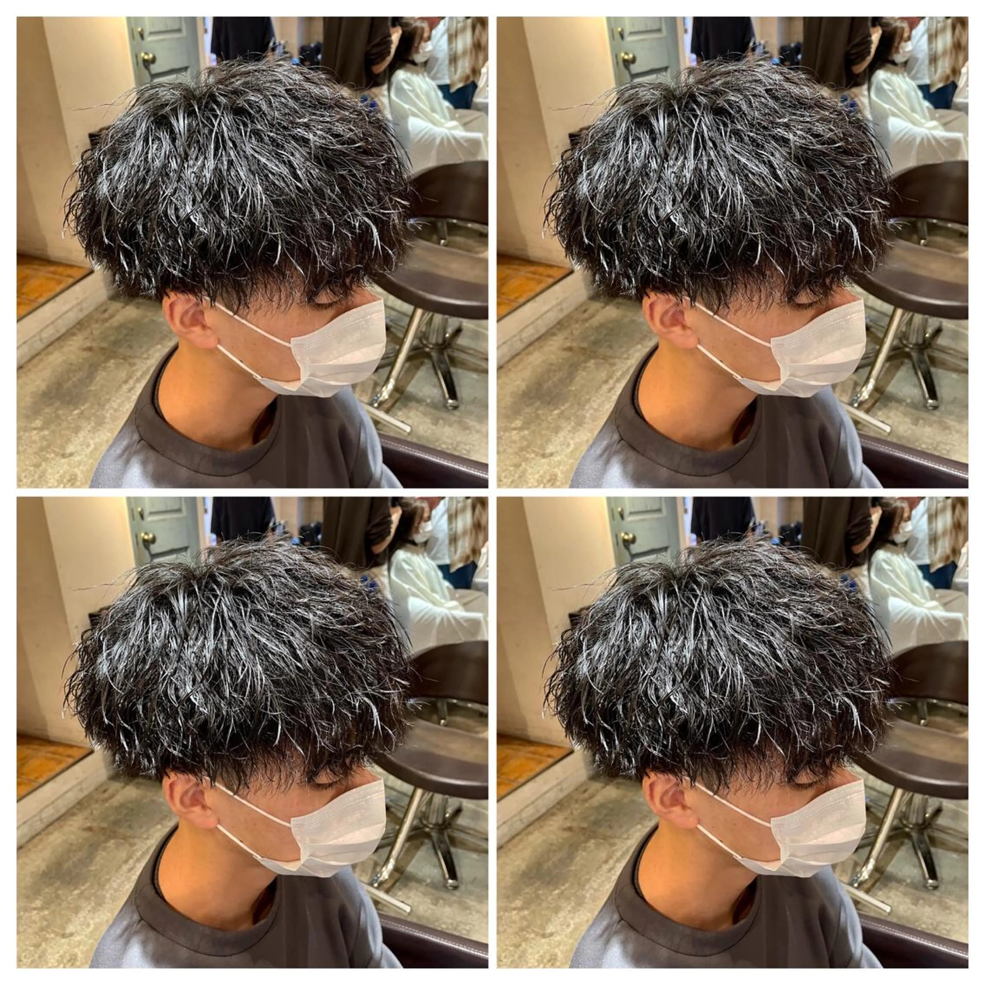 パーマ メンズ カット パーマ トリートメント 💎髪質改善/艶髪 荻原💎のヘアスタイル