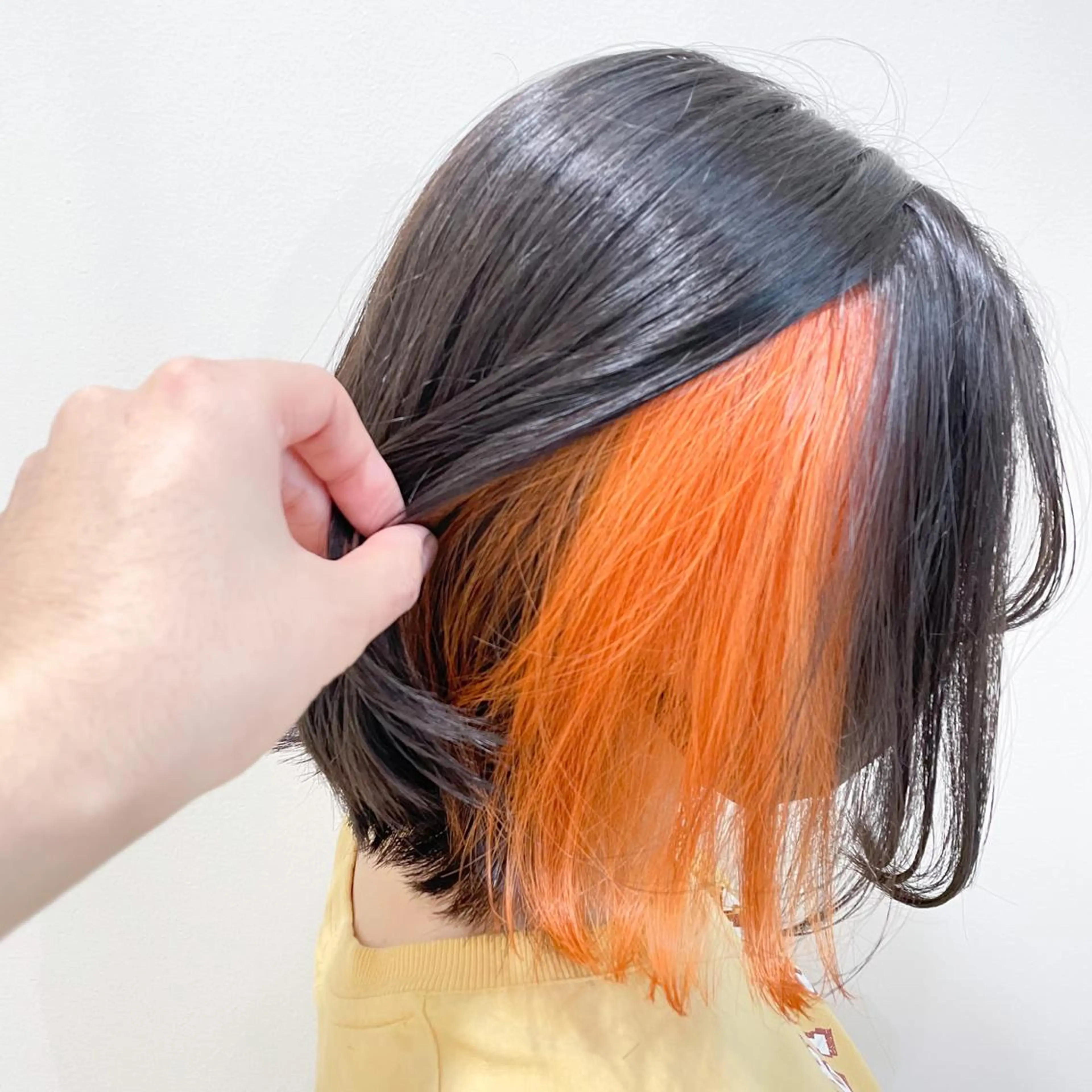 セミロング カラー ヘアカラー トリートメント 縮毛矯正/髪質改善 /韓国風　山川春輝のヘアスタイル