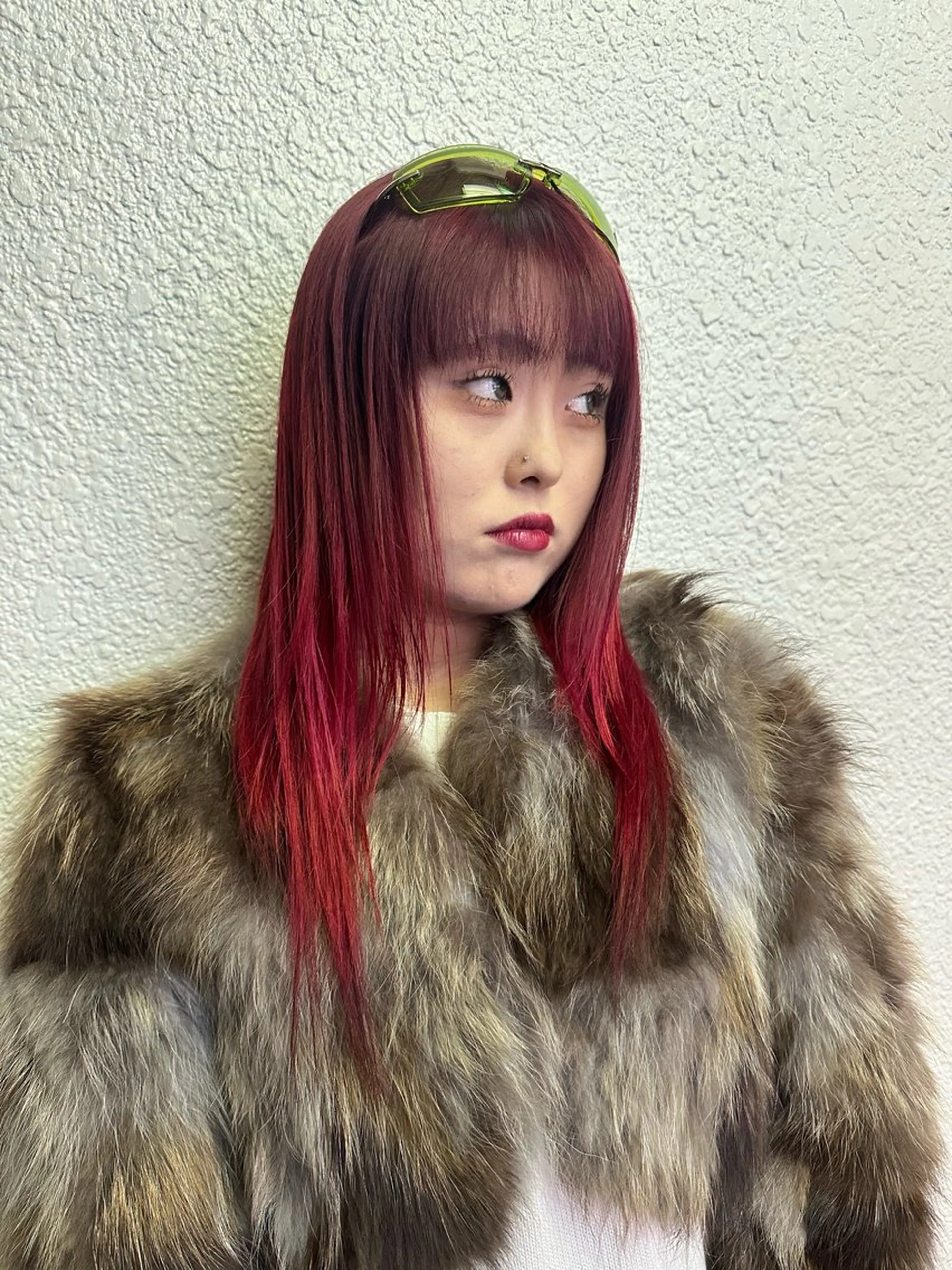 セミロング カラー ブリーチ ケアブリーチ ダブルカラー ハイトーンカラー インナーカラー Rei/ 縮毛矯正/ ハイライトカラー募集のヘアスタイル