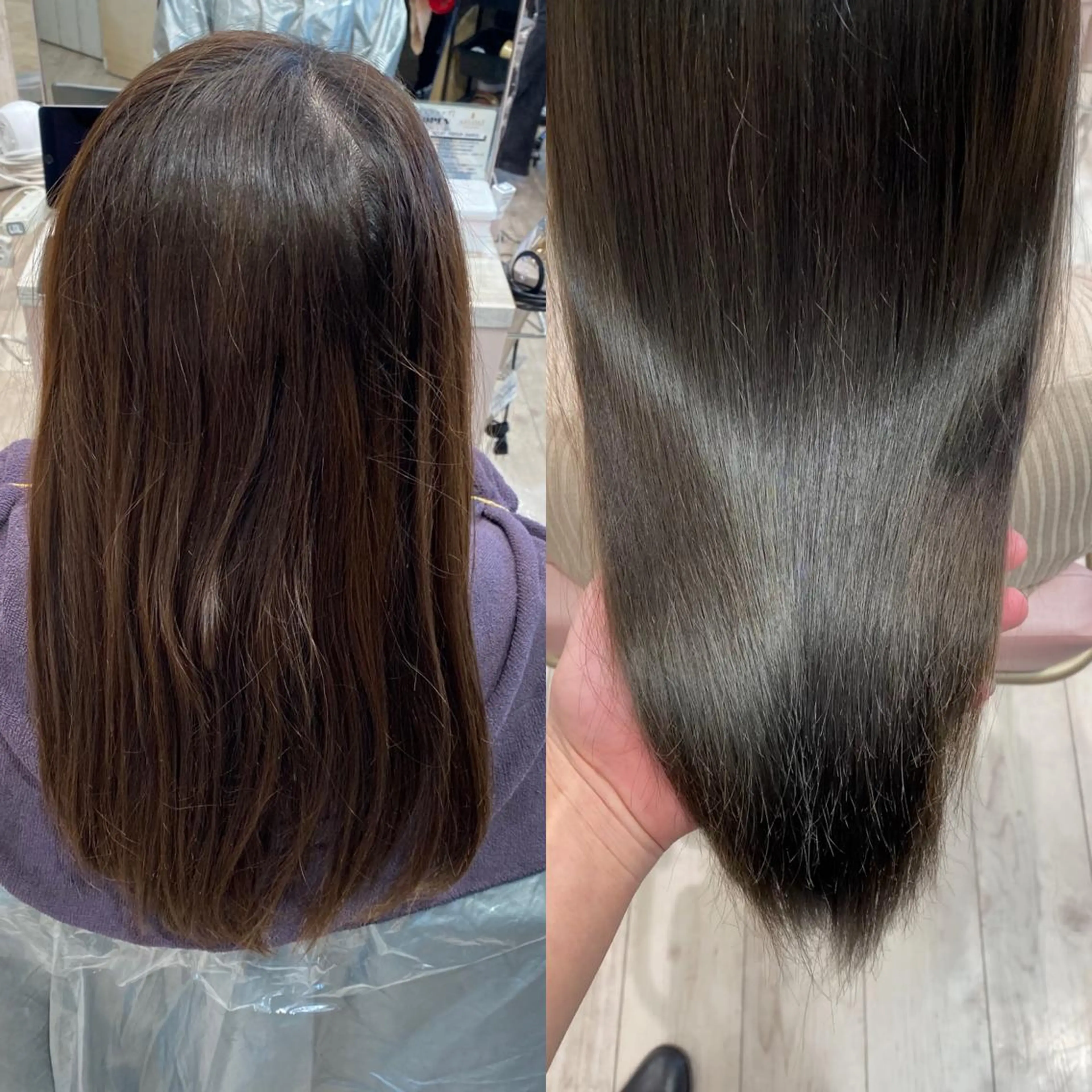 セミロング On所属・顔まわりカット🌟 くびれヘア/寺門遥輝のヘアスタイル