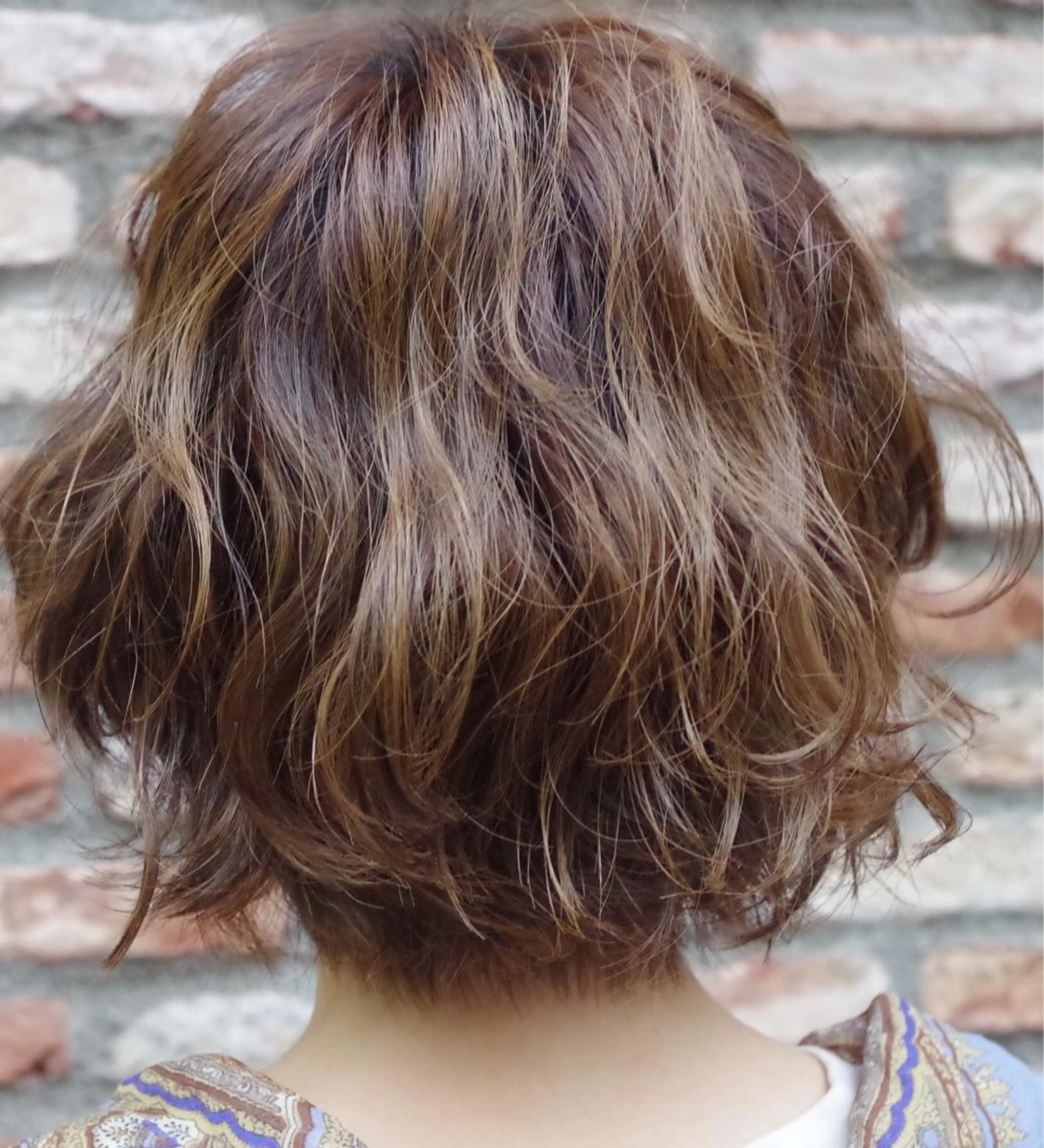 ショート ミディアム カラー パーマ This所属・🟦髪質改善6年 💊YAMAMOTOのヘアスタイル