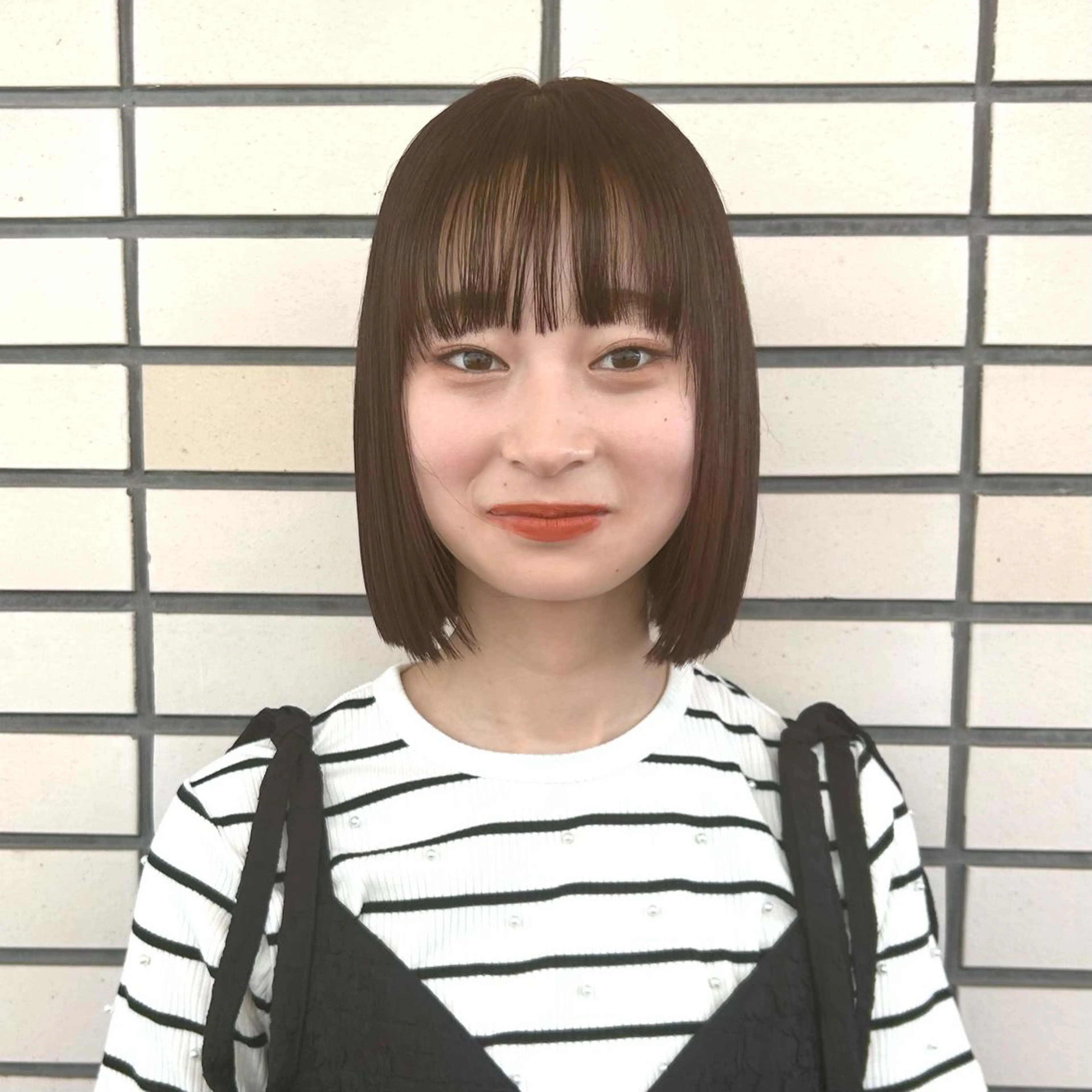 ショート 艶カラー/レイヤー /メンズ/マツエクのヘアスタイル