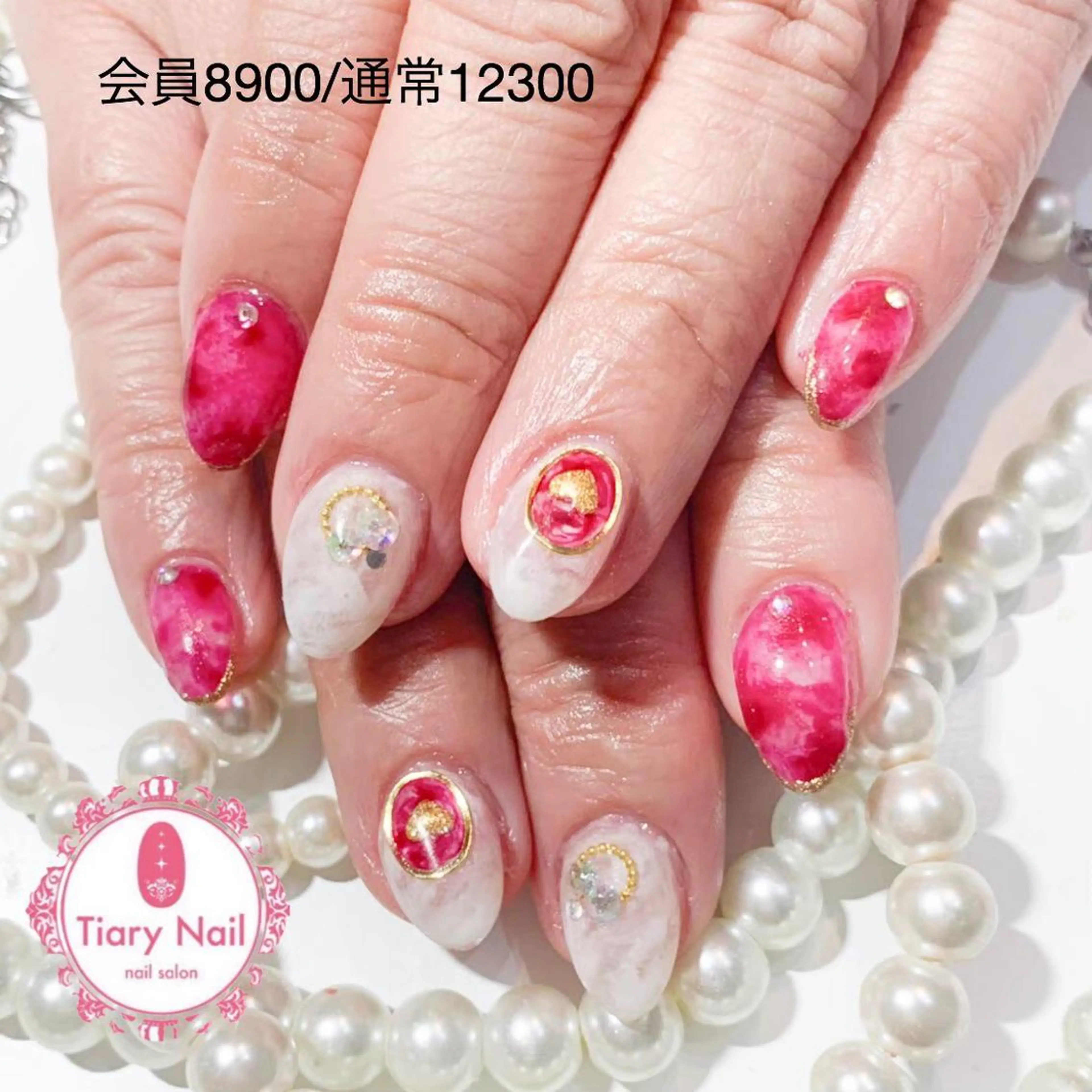 ネイル 💗🪽Tiary Nail🪽💗のネイルデザイン
