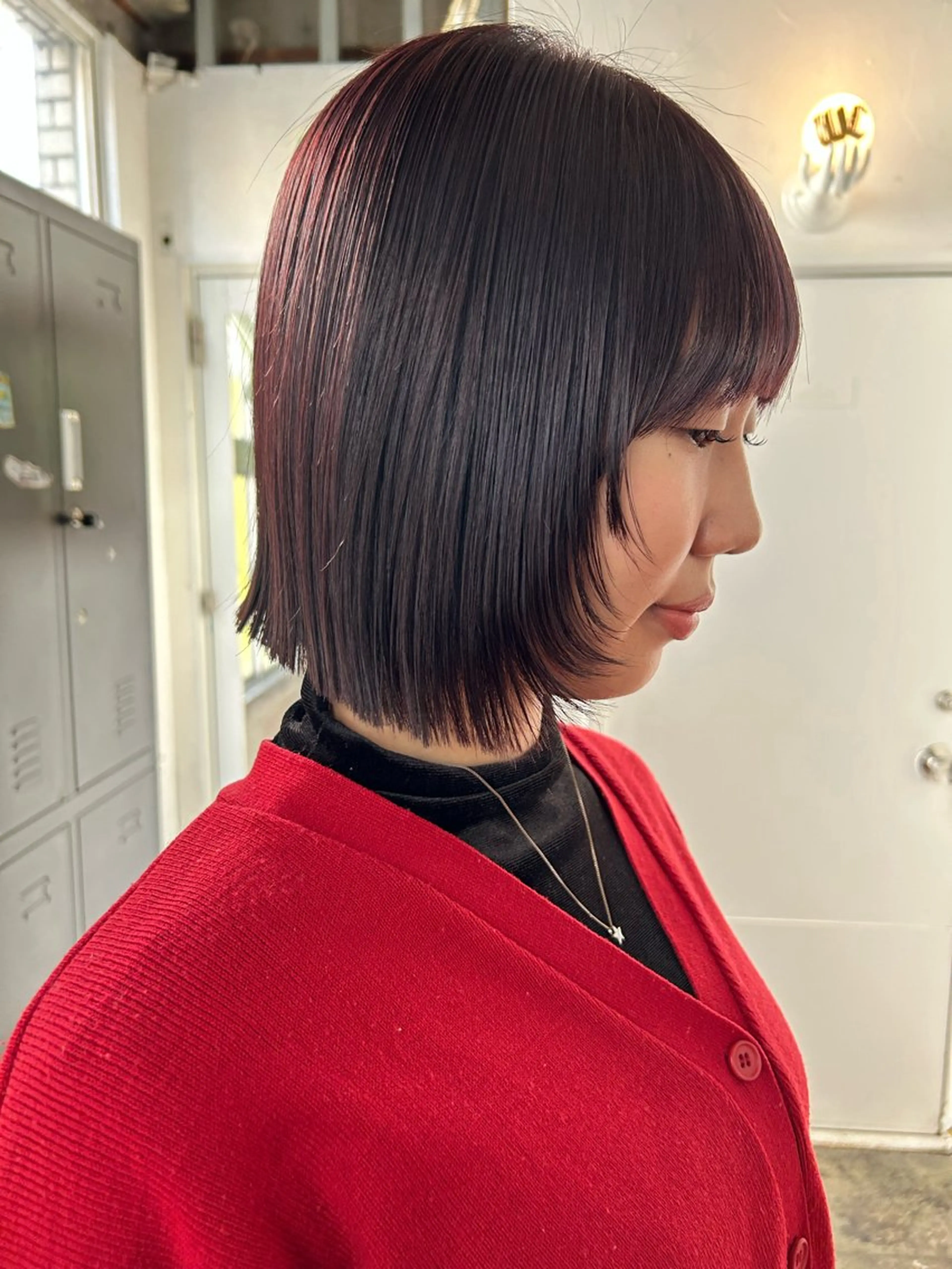 ミディアム カラー ラベンダーカラー ラベンダーピンク ピンクカラー カット ヘアカラー トリートメント 小川真歩/パーマ /暖色オリーブのヘアスタイル