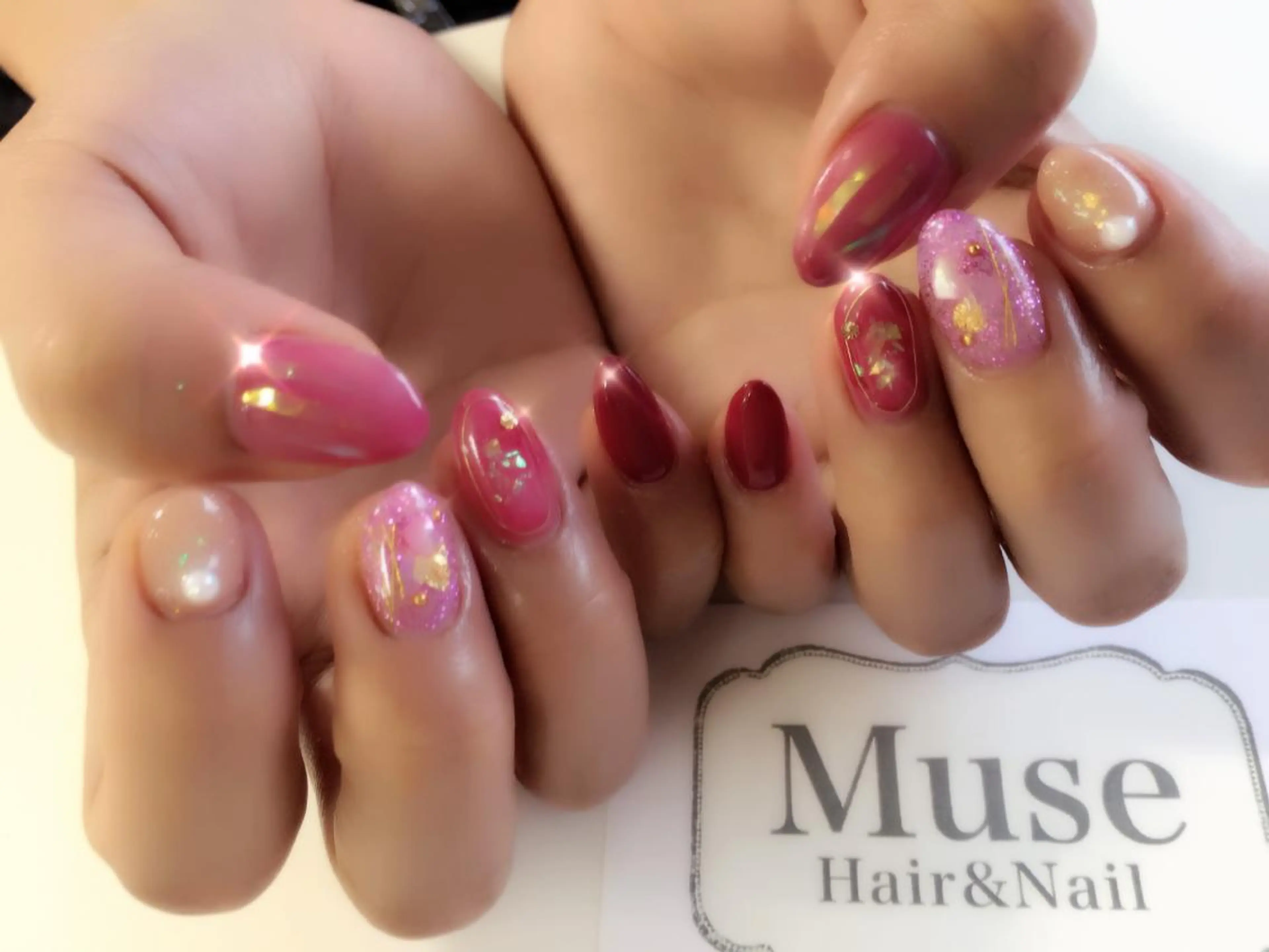 ネイル ニュアンスネイル 隠れ家一戸建て金町 HIROMI 葛飾区のネイルデザイン