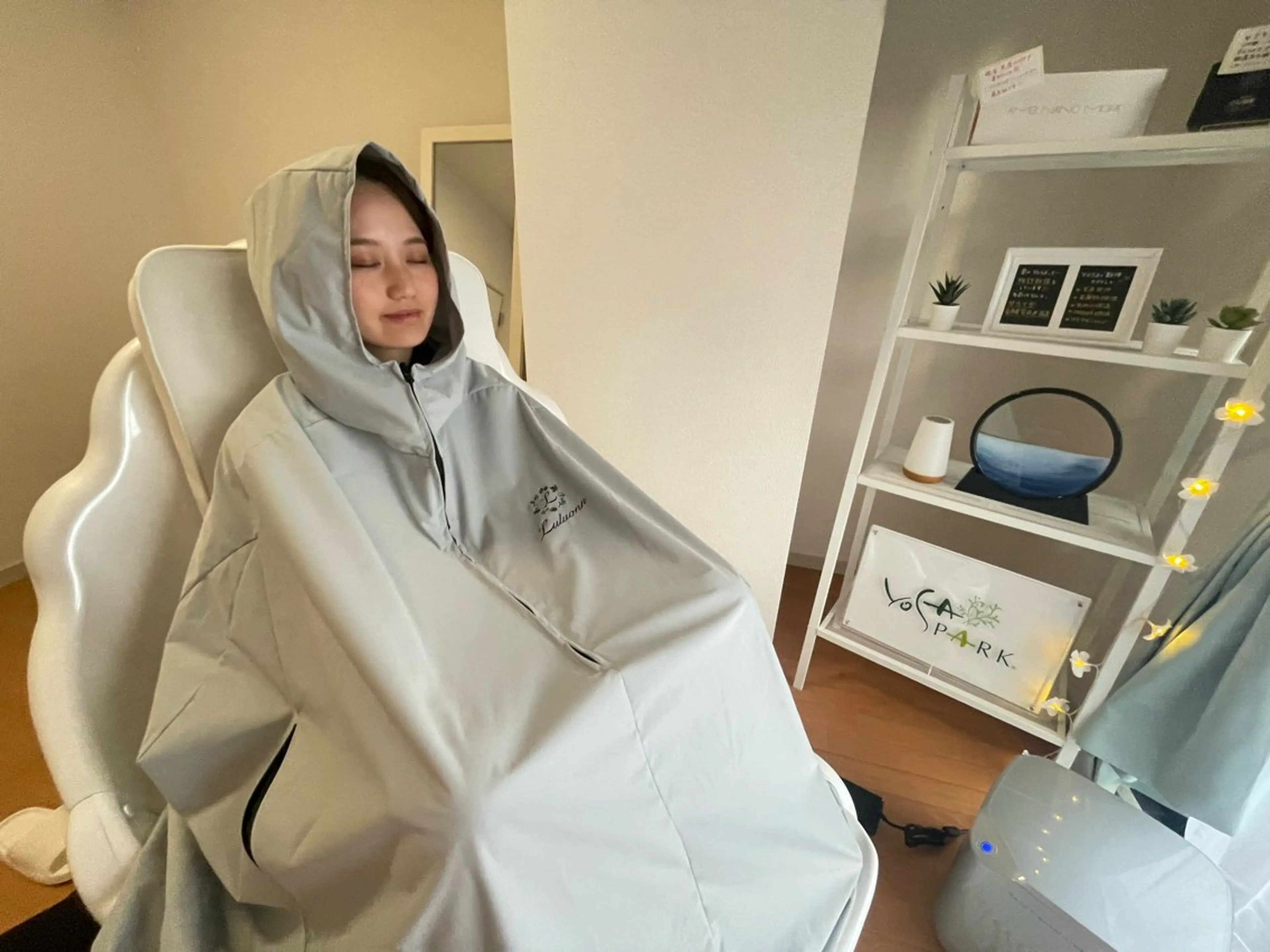 よもぎ蒸し体験コースの写真