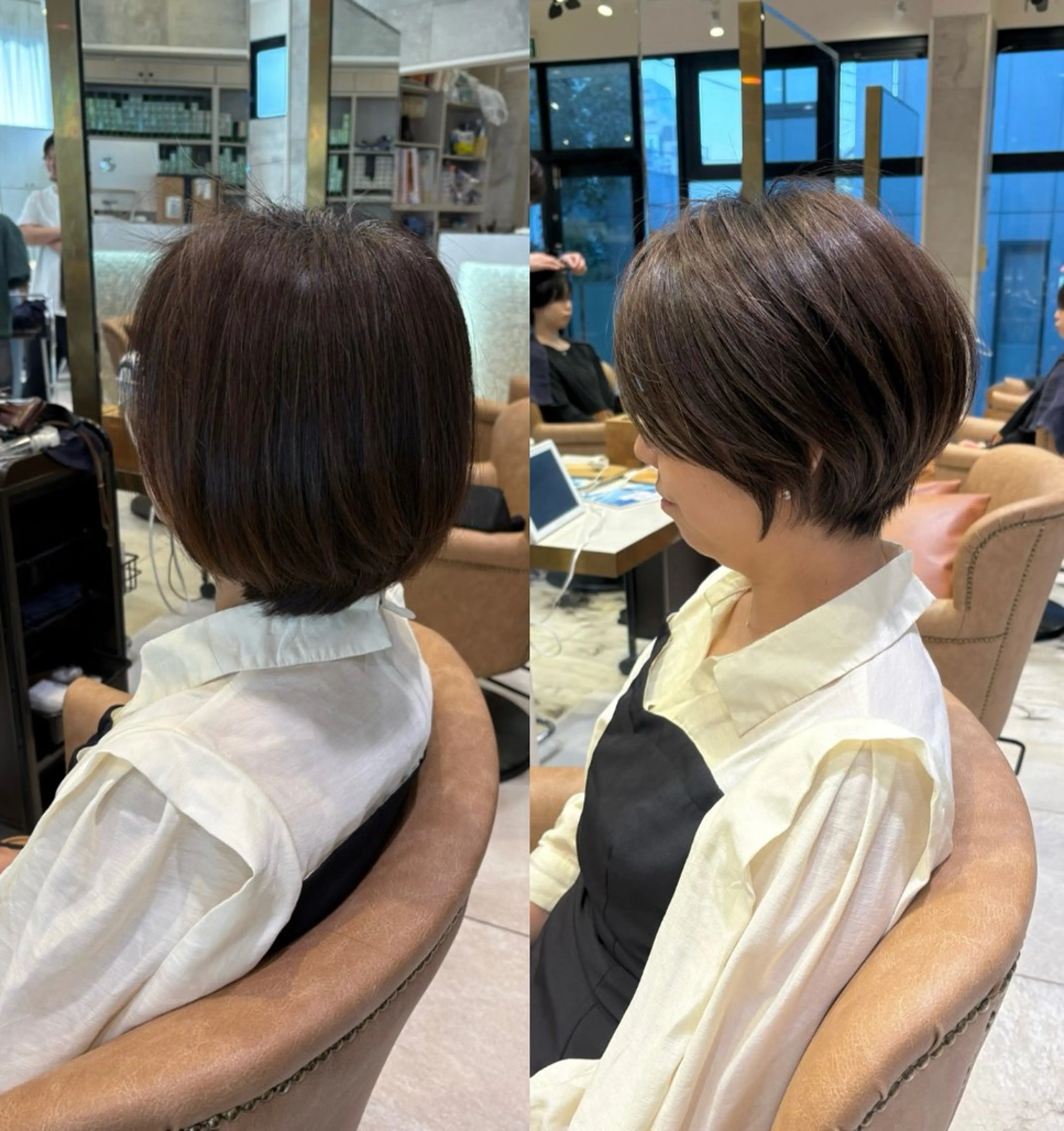 ショート カラー 高橋 佳愛のヘアスタイル