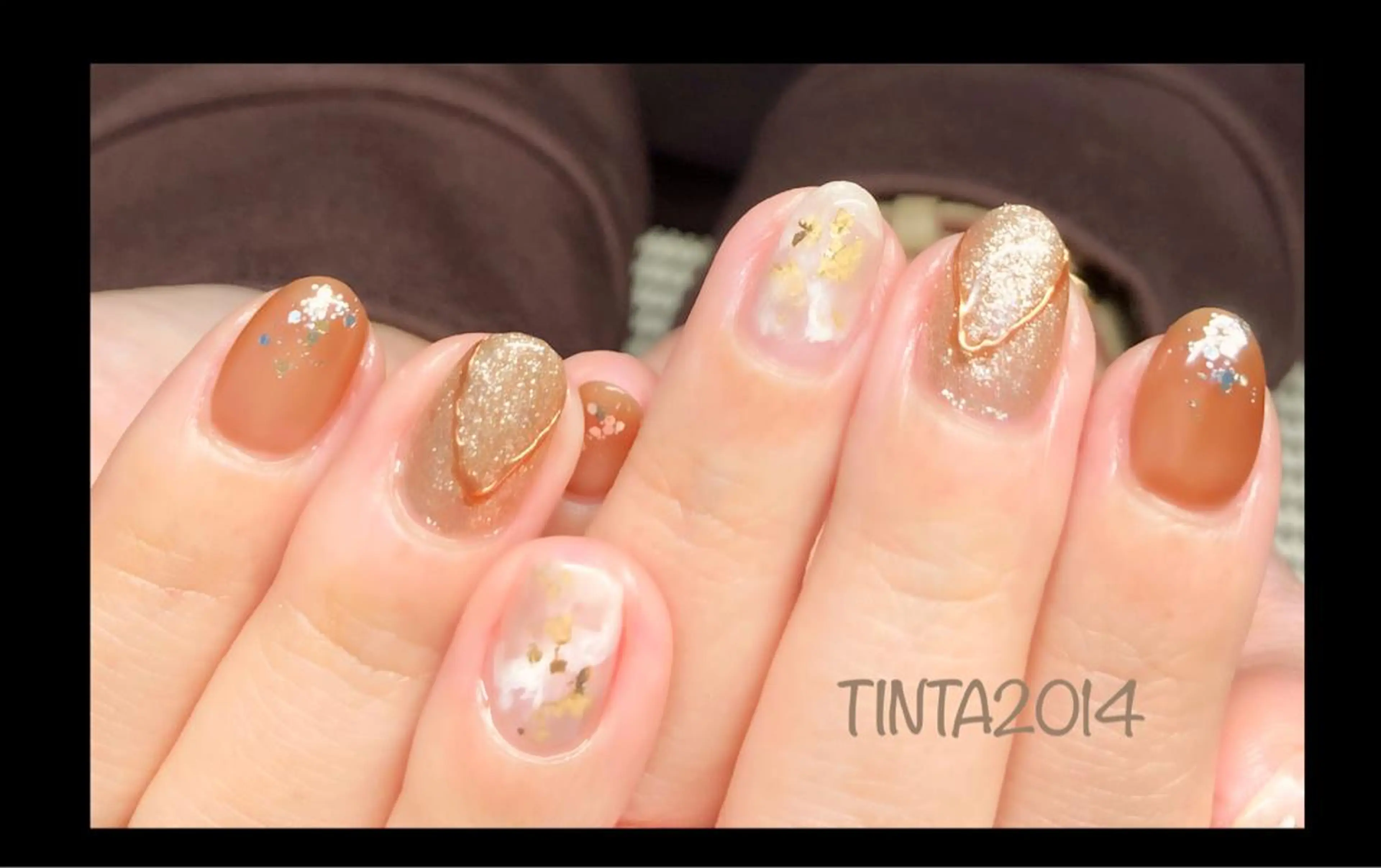 ネイル ニュアンスネイル ハンドネイル ネイルサロン ティンタ所属・馬場 典子のネイルデザイン