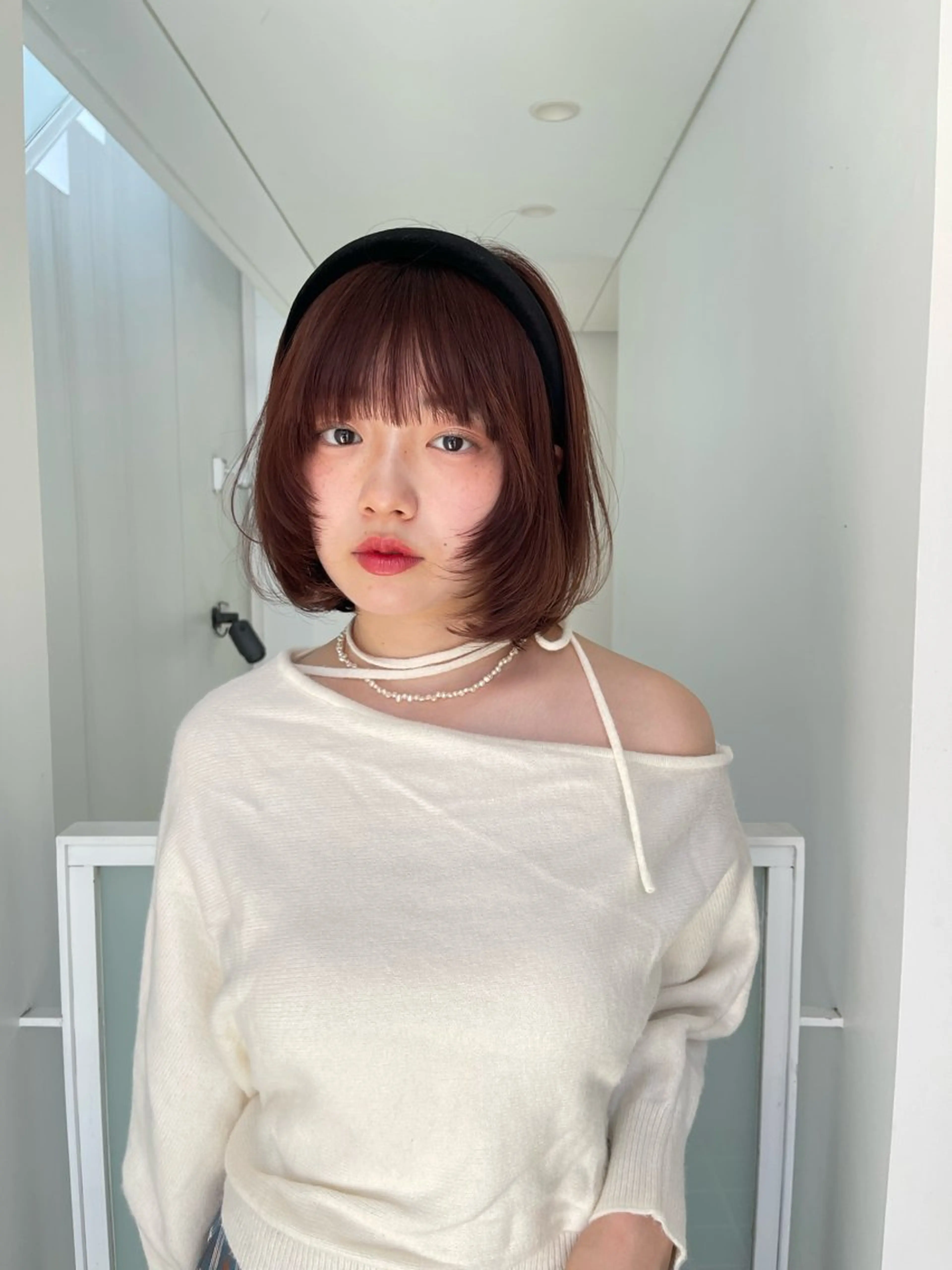 ショート カラー ヘアカラー トリートメント 愛莉/ラベンダー/ ベージュ/ブラウンのヘアスタイル