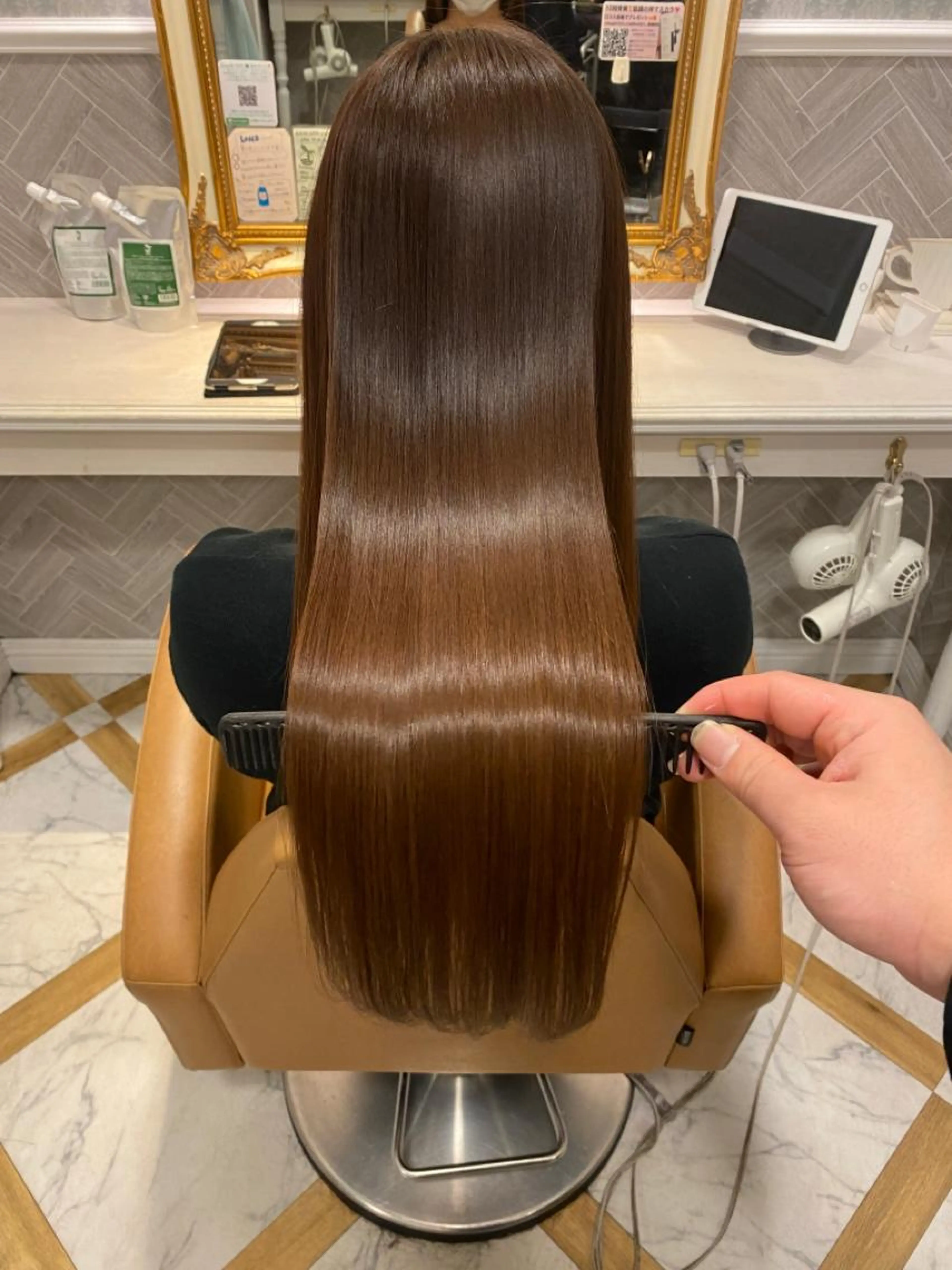 絹髪になれる髪質改善酸熱トリートメント➕似合わせ小顔カット🪄🫧の写真