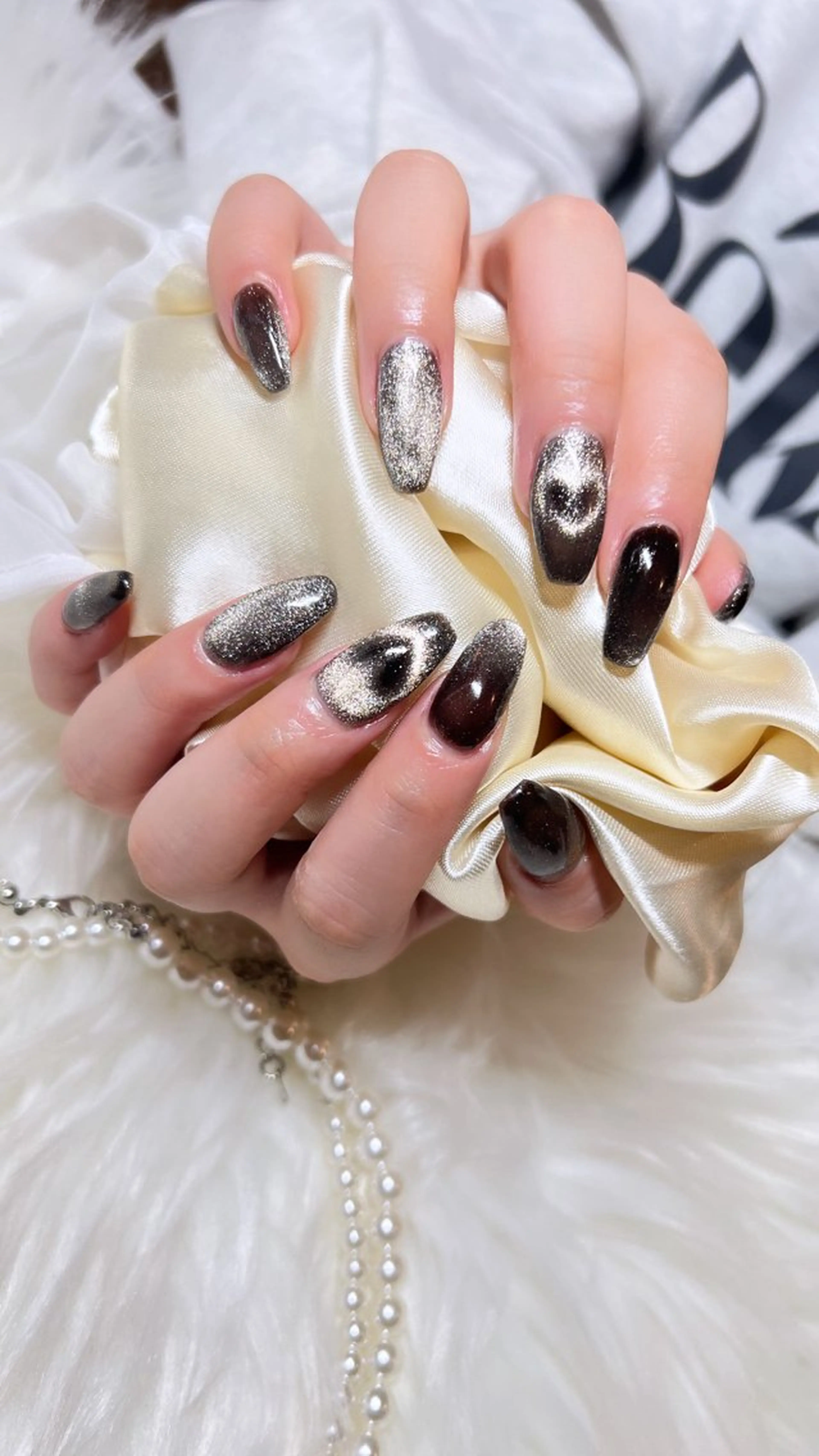 ネイル アートネイル ハート マグネットネイル 88-nail. MAKIのネイルデザイン