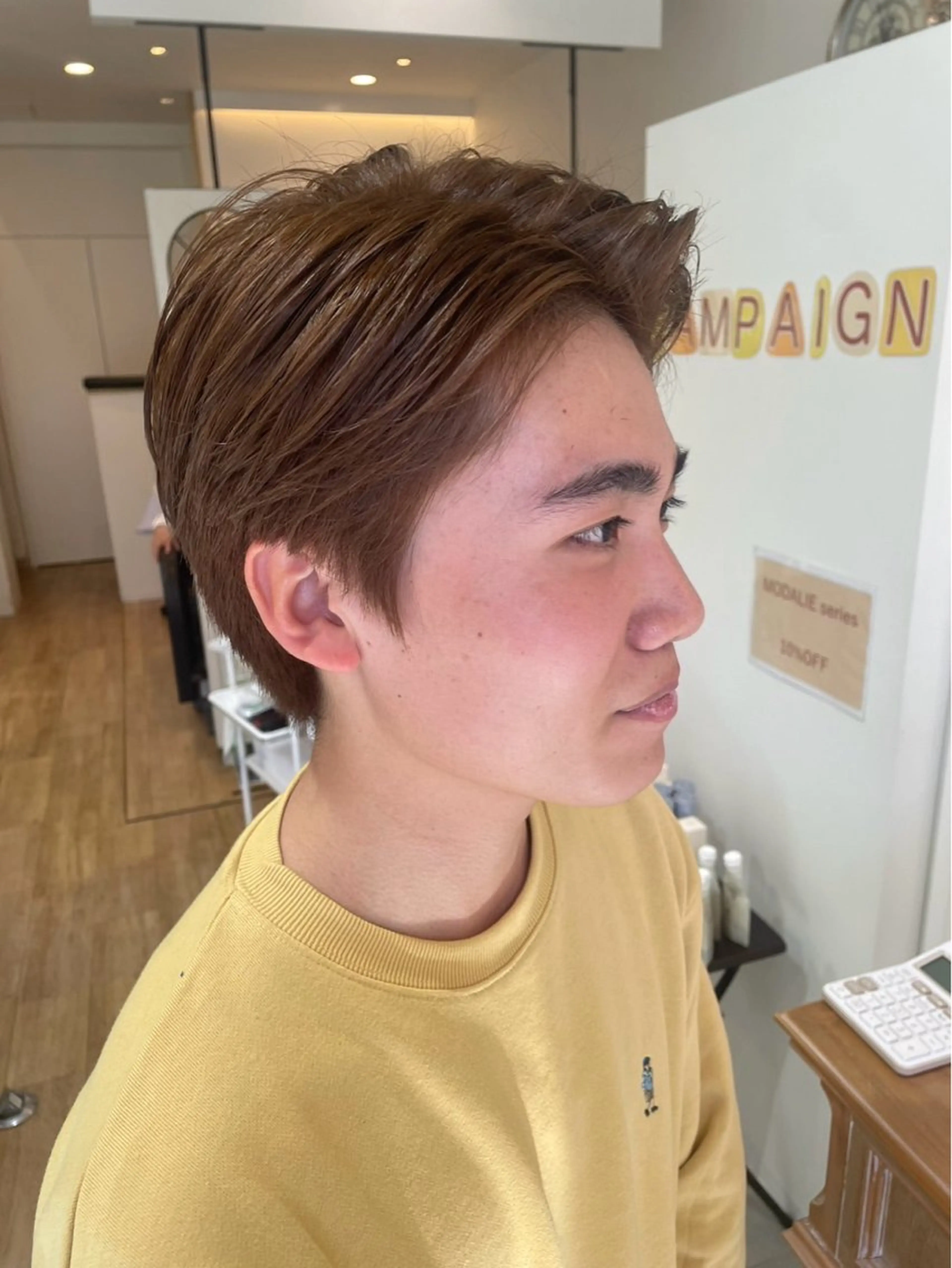 カラー メンズ NAOKI /海外風のヘアスタイル