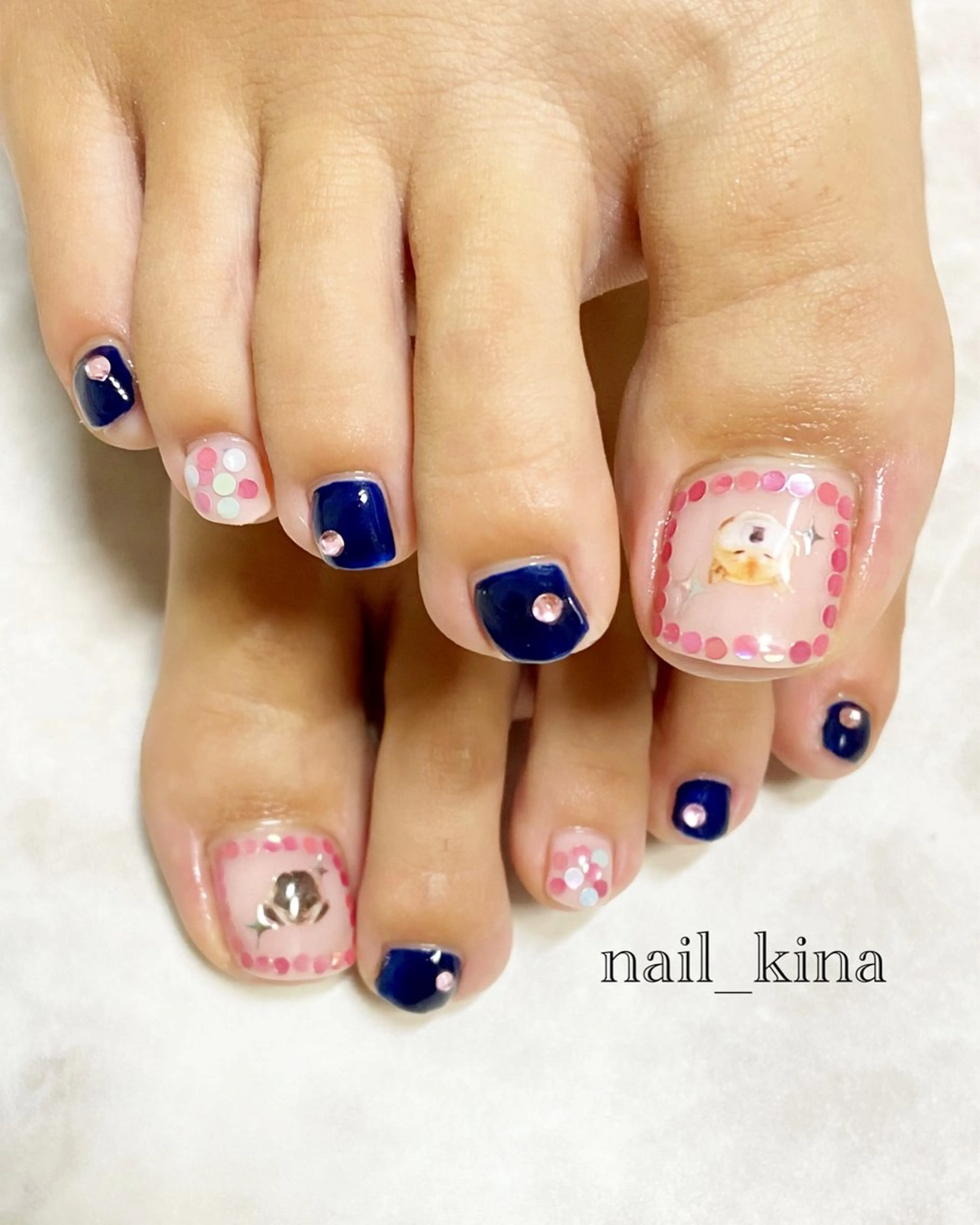 ネイル フットネイル nail_ kinaのネイルデザイン