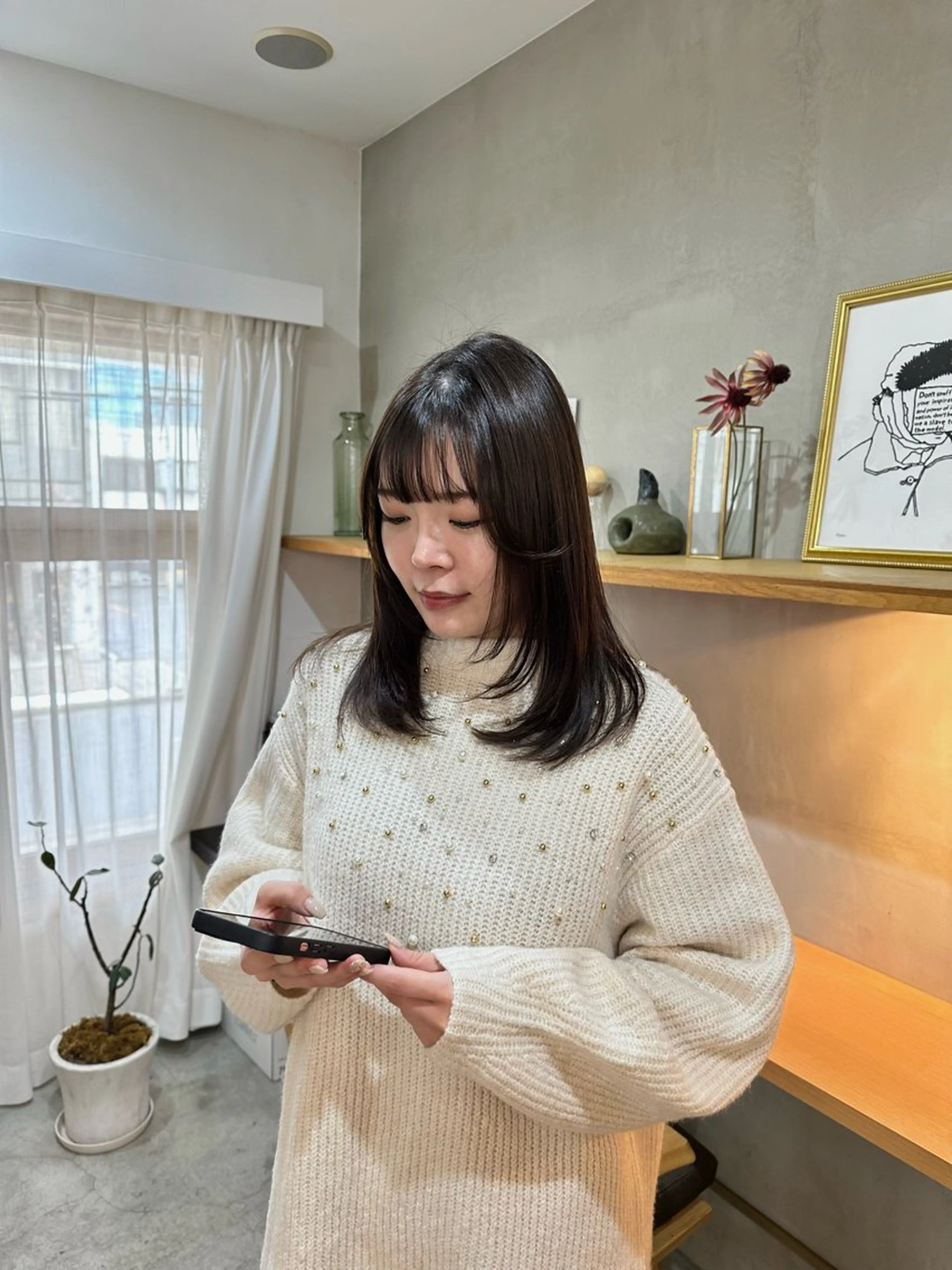 セミロング Lana hair salon 刈谷所属・縮毛矯正＆髪質改善 特化/ゆいのヘアスタイル