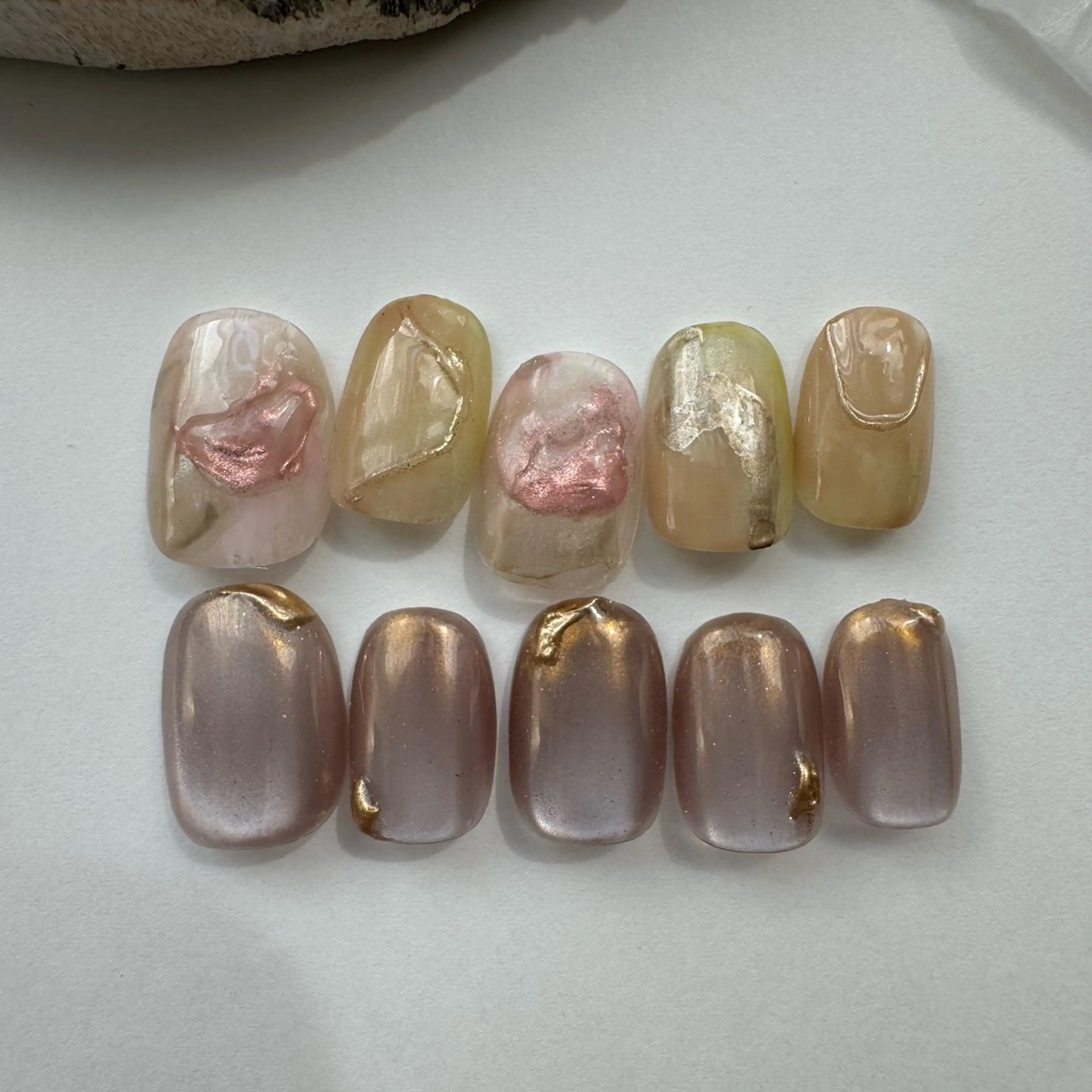 ネイル ニュアンスネイル 春ネイル mi koのネイルデザイン