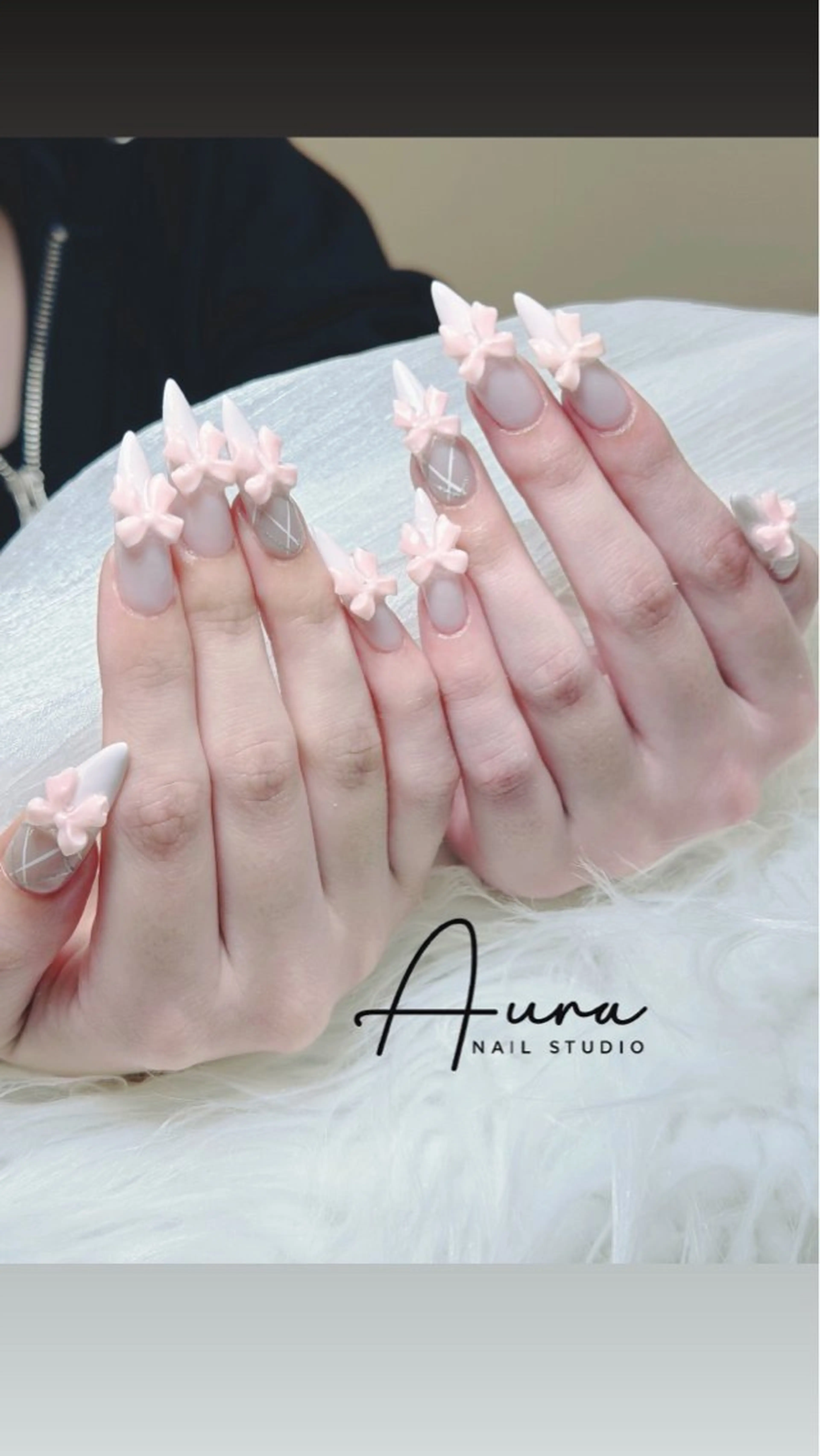 ネイル ハンドネイル Aura Nail HanNaのネイルデザイン