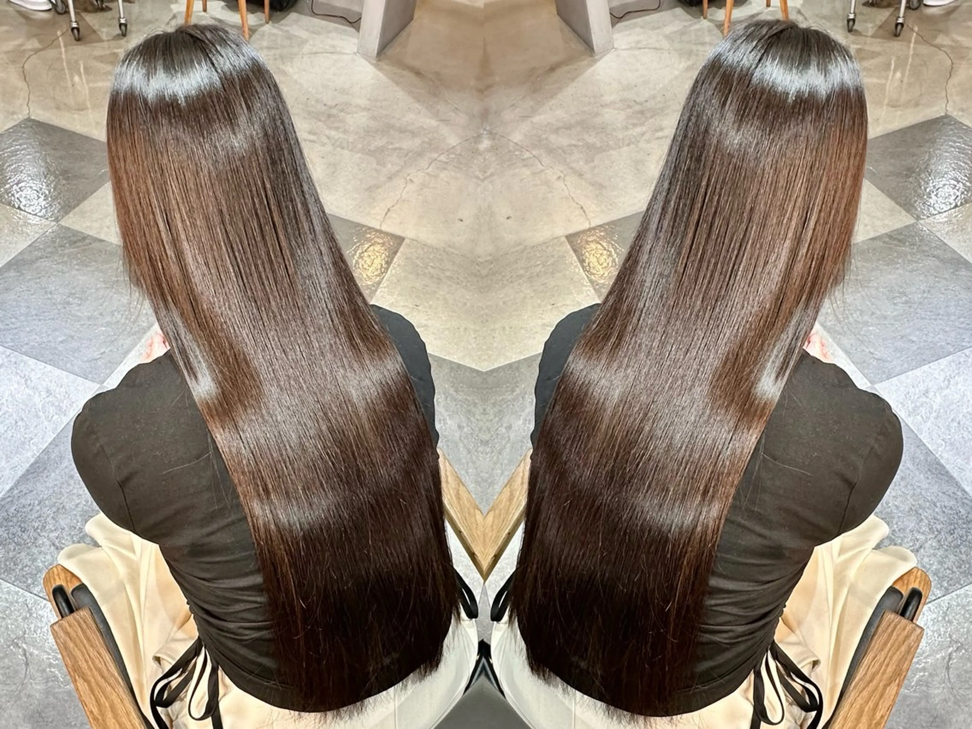 【髪質改善×縮毛矯正】＋【カット】の写真