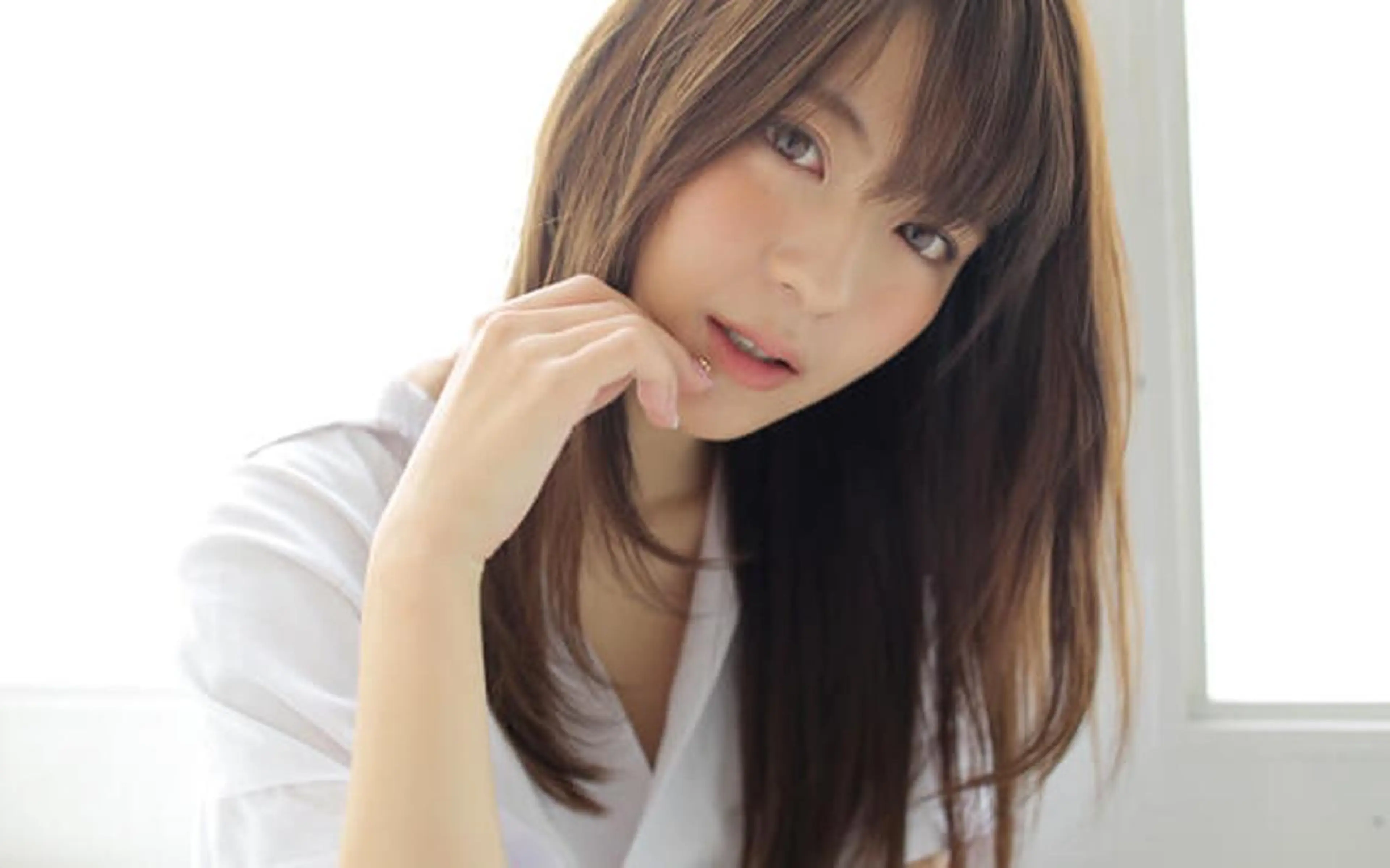 ロング カラー 瀬尾 加寿馬のヘアスタイル