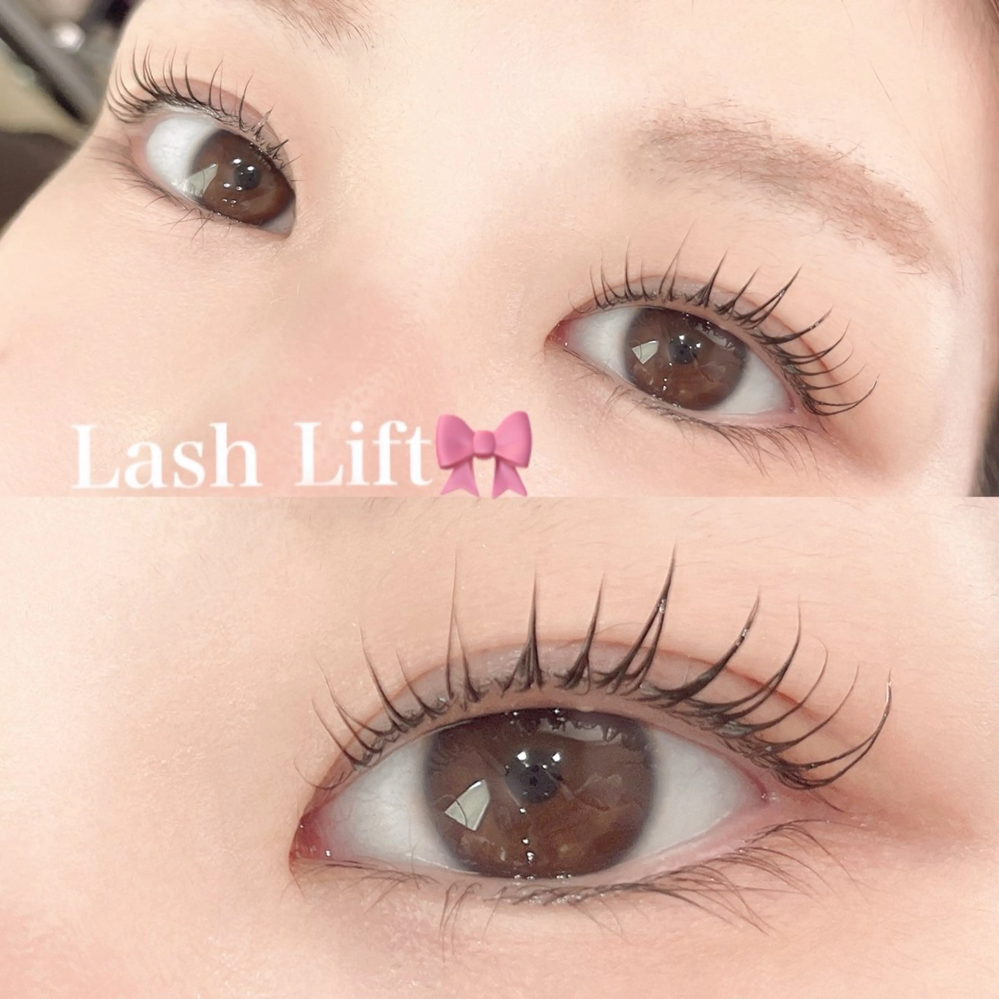 マツエク・マツパ フラットラッシュ 韓国風マツエク パリジェンヌラッシュリフト 下まつげエクステ 一重×まつ毛パーマ マツパ Rairia momoka🎀✨のマツエク・マツパデザイン