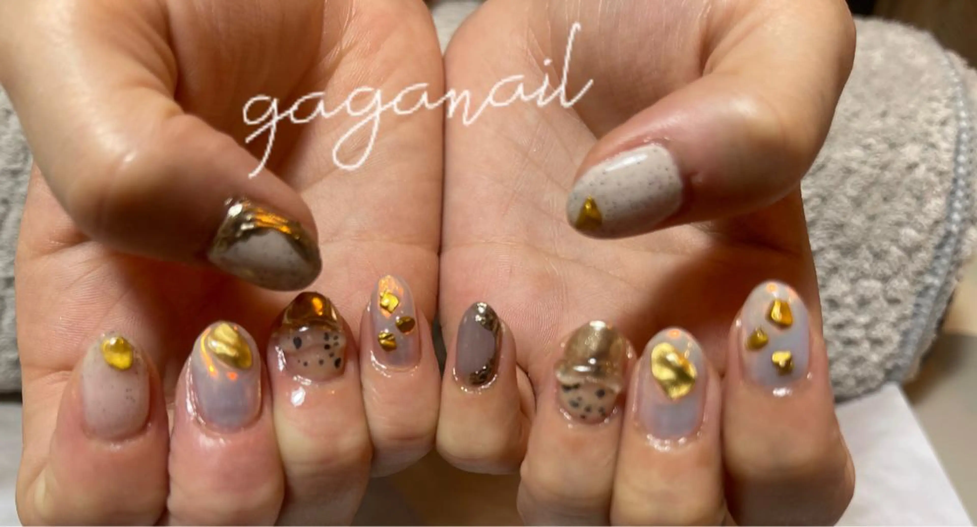 ネイル ぷっくりネイル nailsalon gagaのネイルデザイン