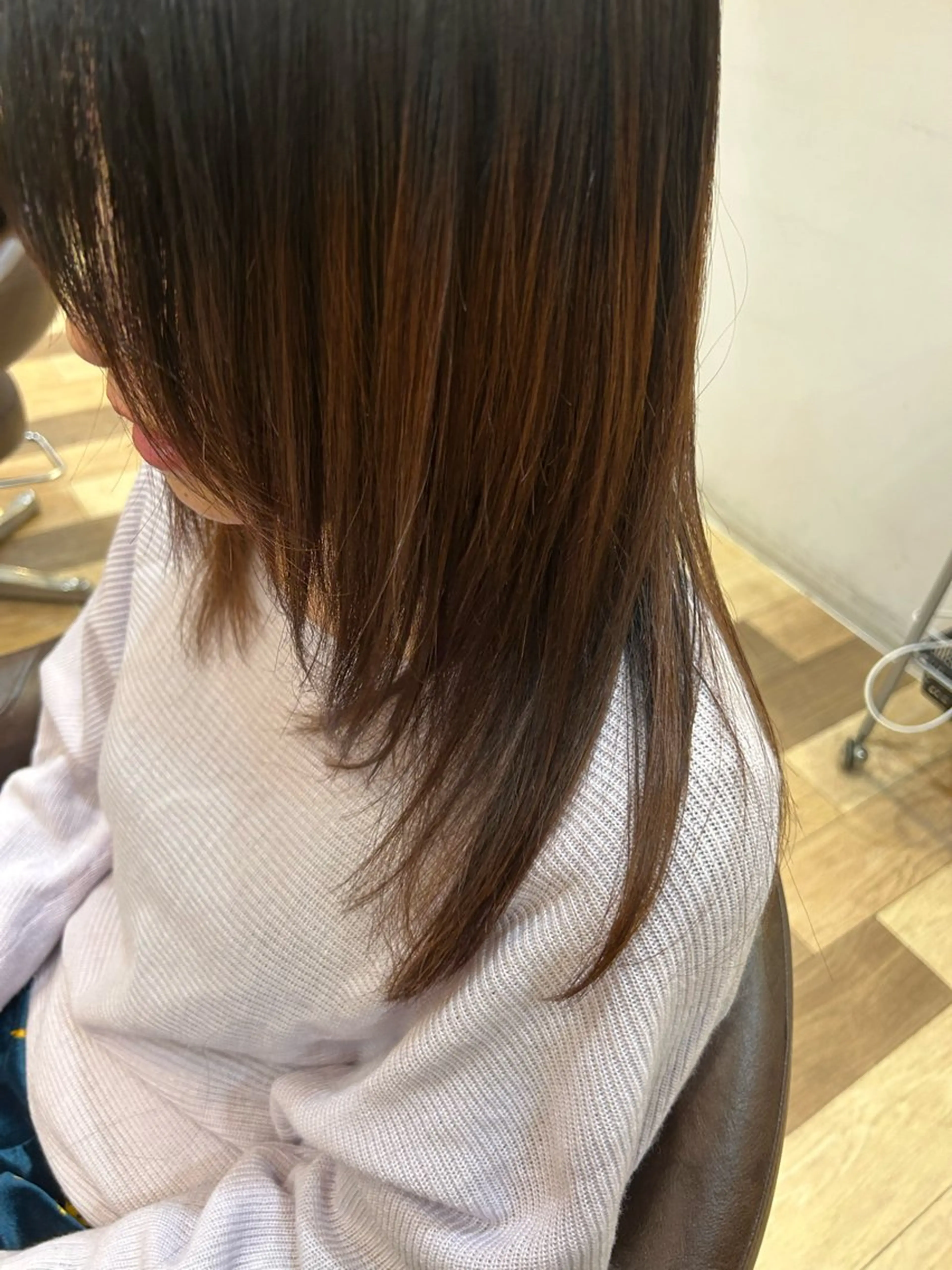 ロング レイヤーカット Dali 新さっぽろ店所属・前川 紗のヘアスタイル