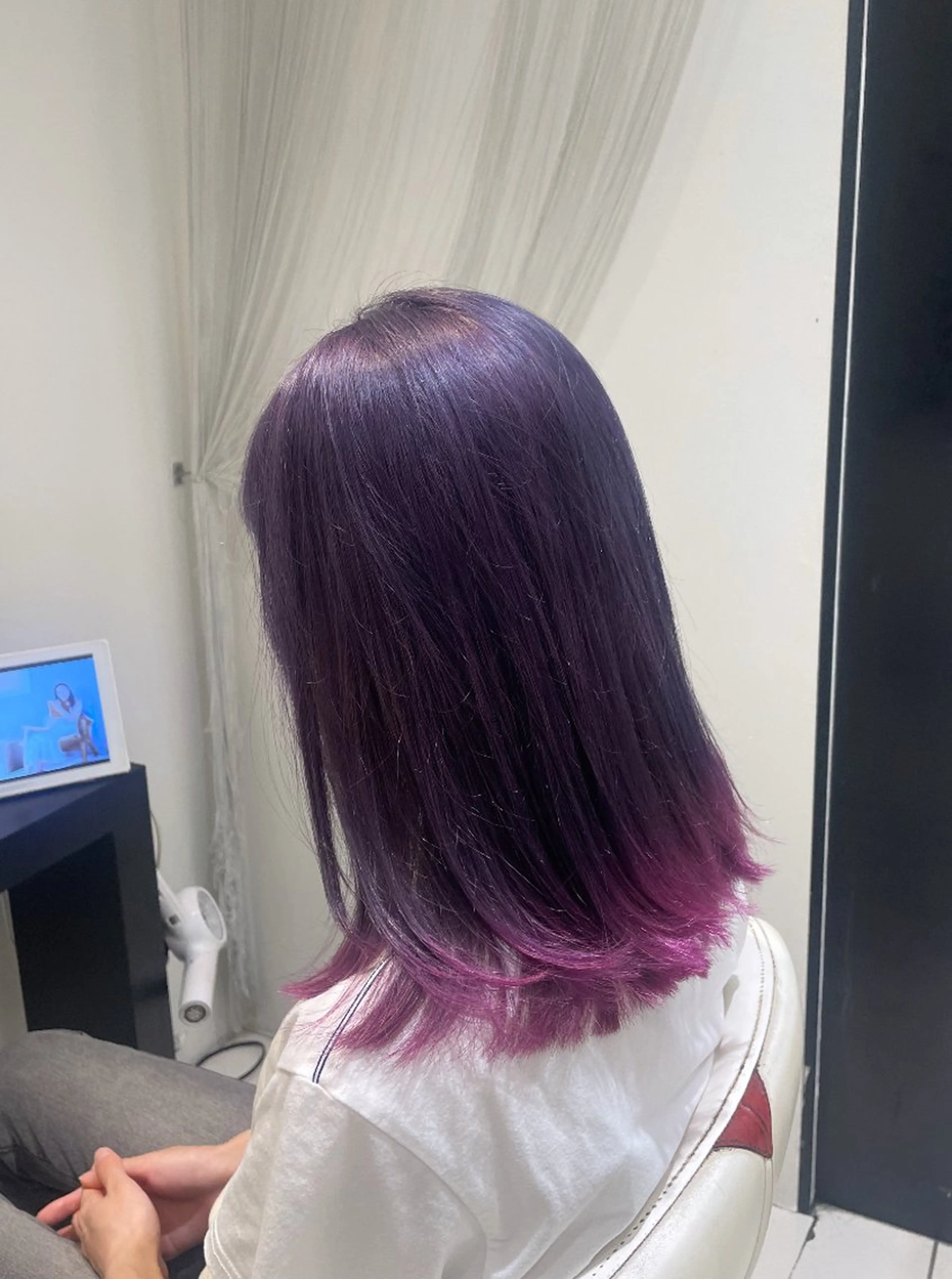 ミディアム カラー ヘアカラー トリートメント 💞暖色カラー 💞risaのヘアスタイル