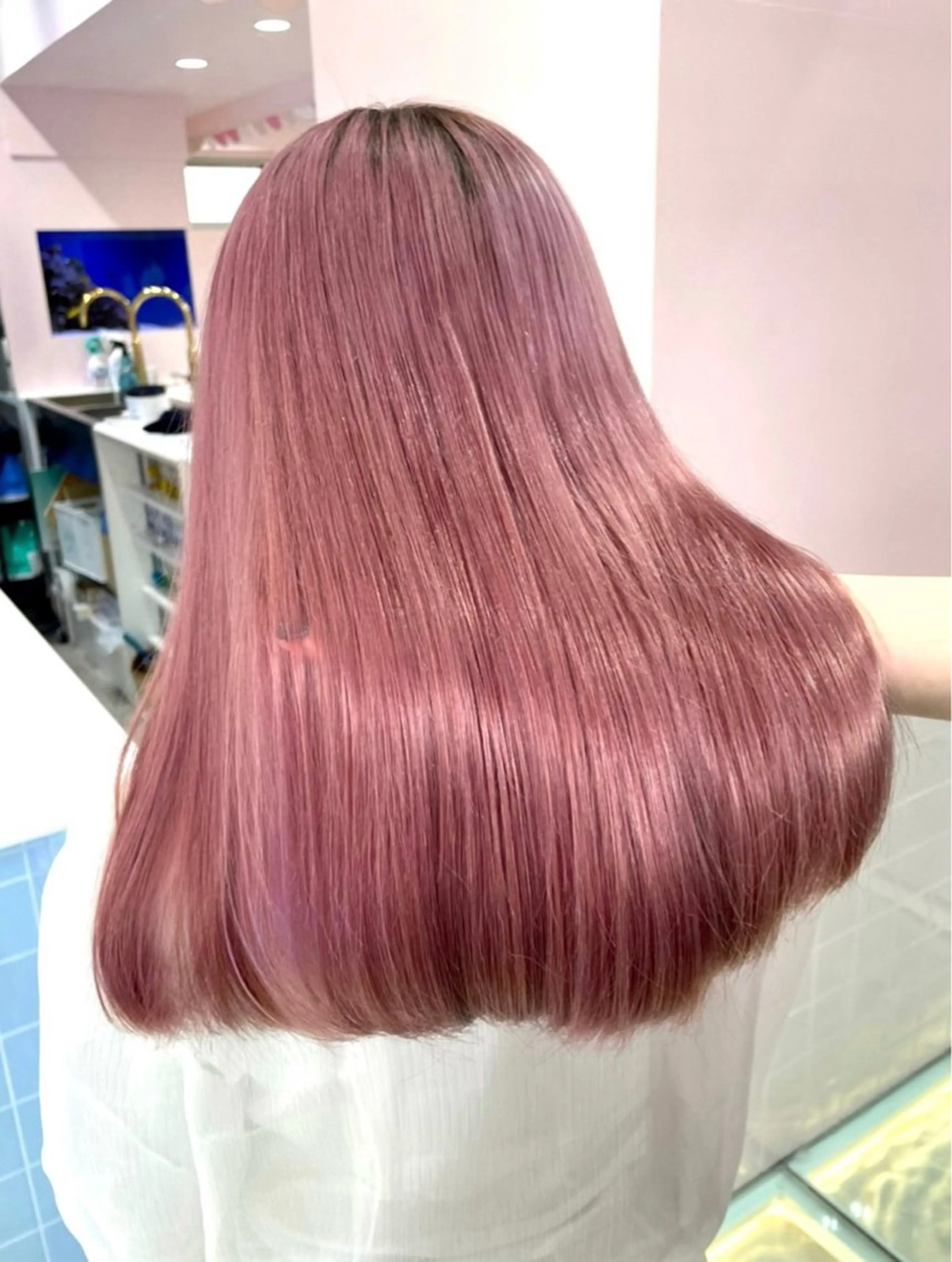 ロング カラー ヘアアレンジ ヘアカラー トリートメント ヘアセット 💎韓国ヘア/ 艶カラー💎souのヘアスタイル