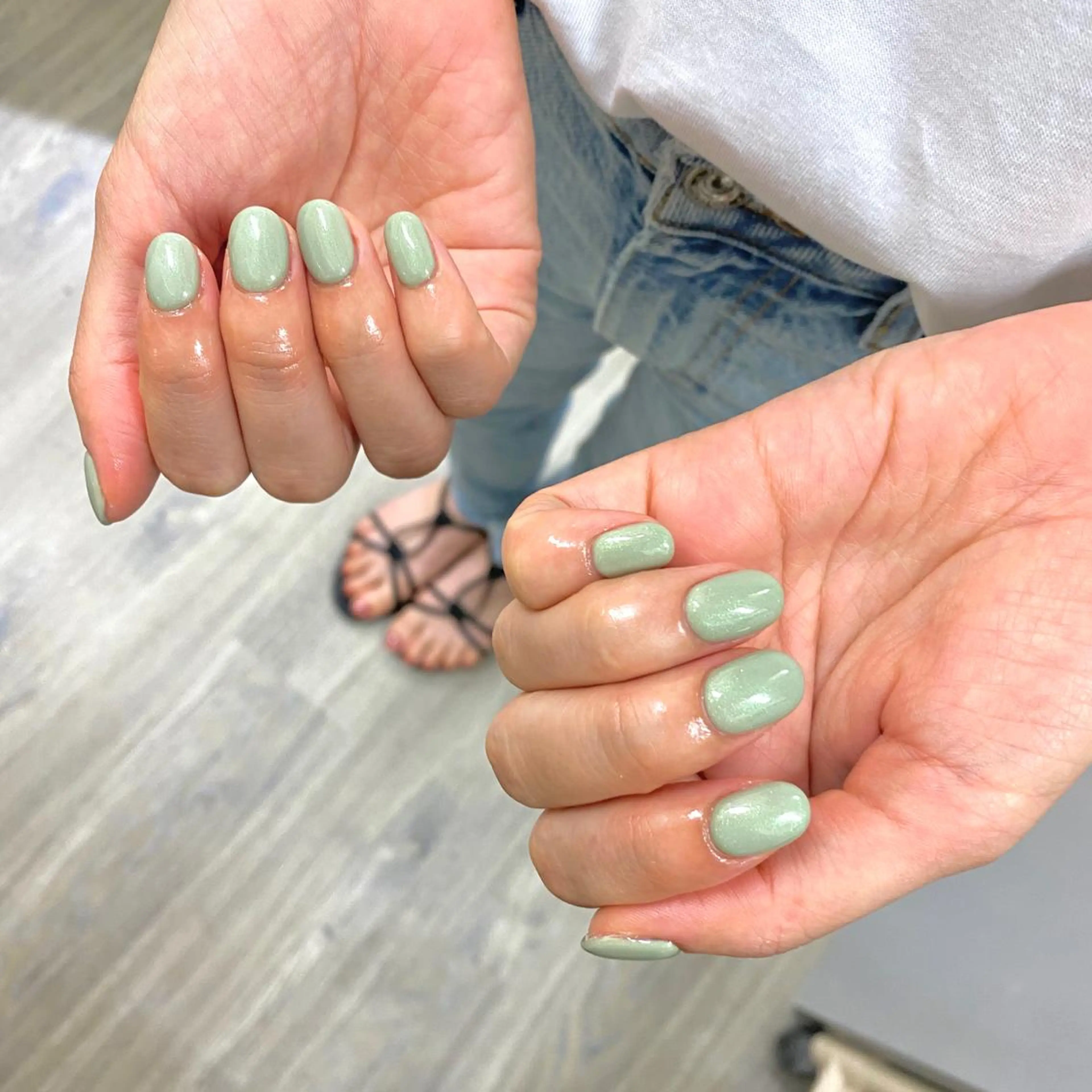 カラー ネイル ハンドネイル ハンドケア nailsalon shin/ikedaのネイルデザイン