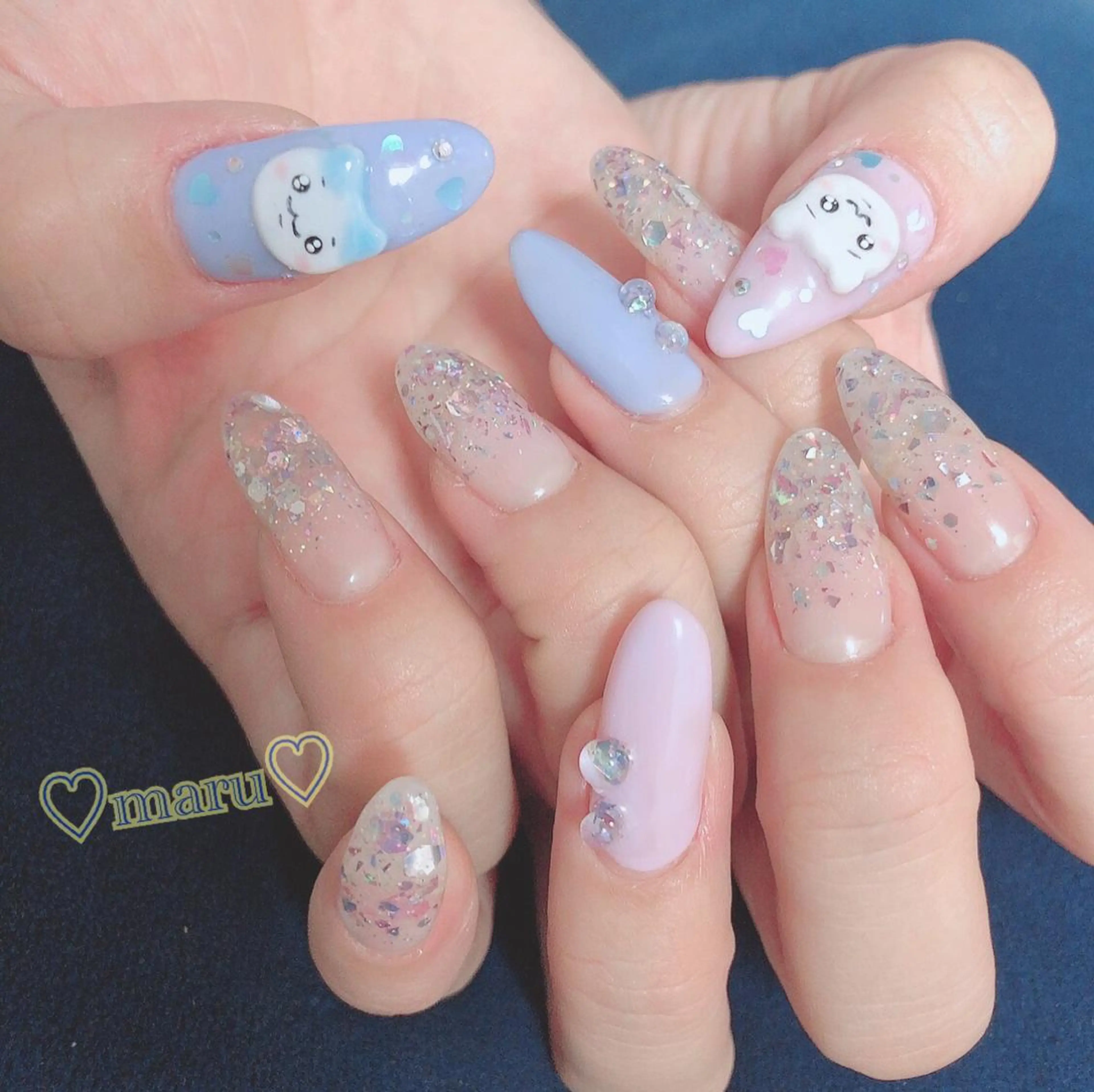 ネイル ハンドネイル フットネイル まるみ ♡のネイルデザイン