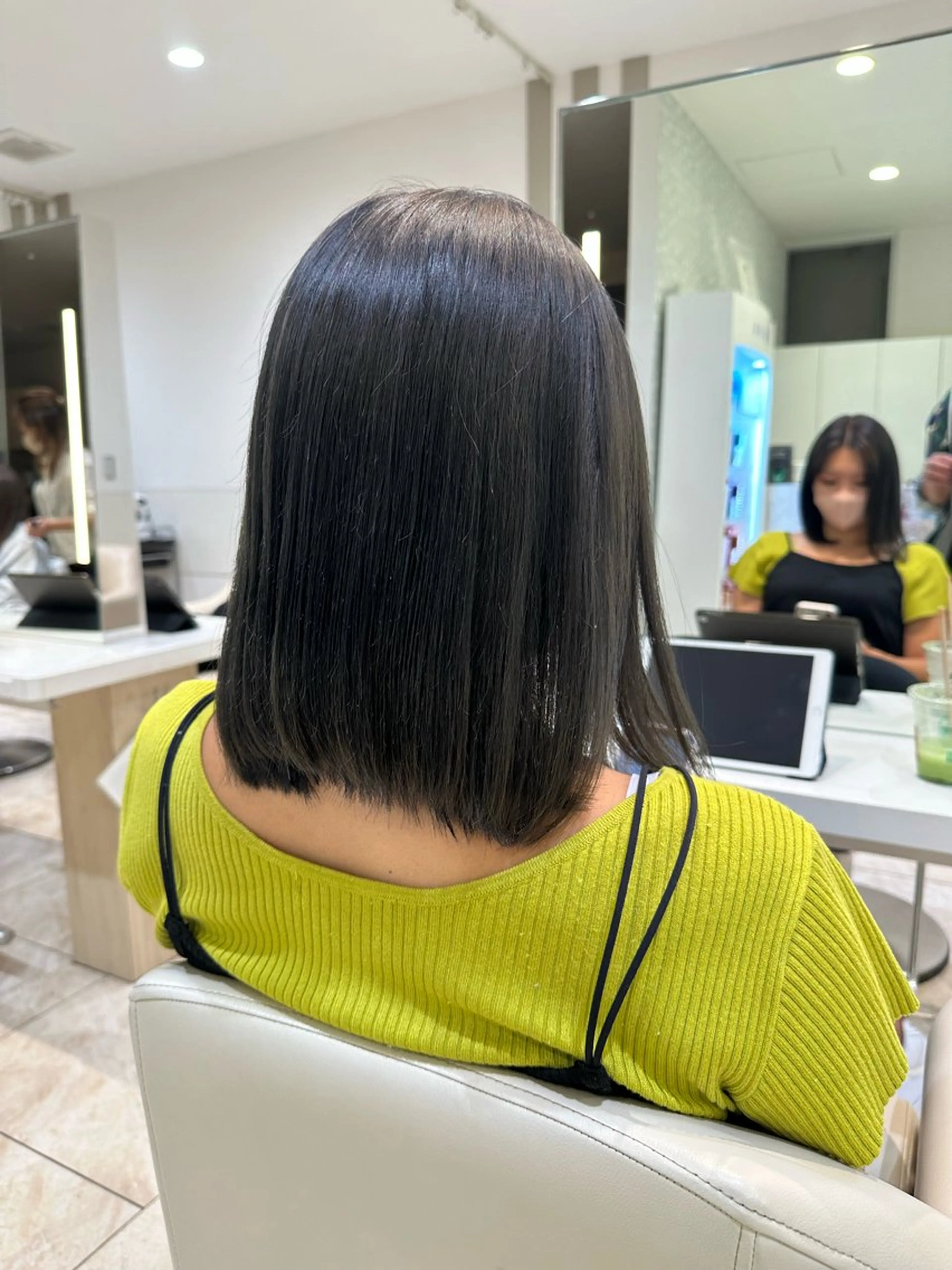 セミロング カラー 波巻パーマ/毛流れ パーマ☘️りゅうせいのヘアスタイル