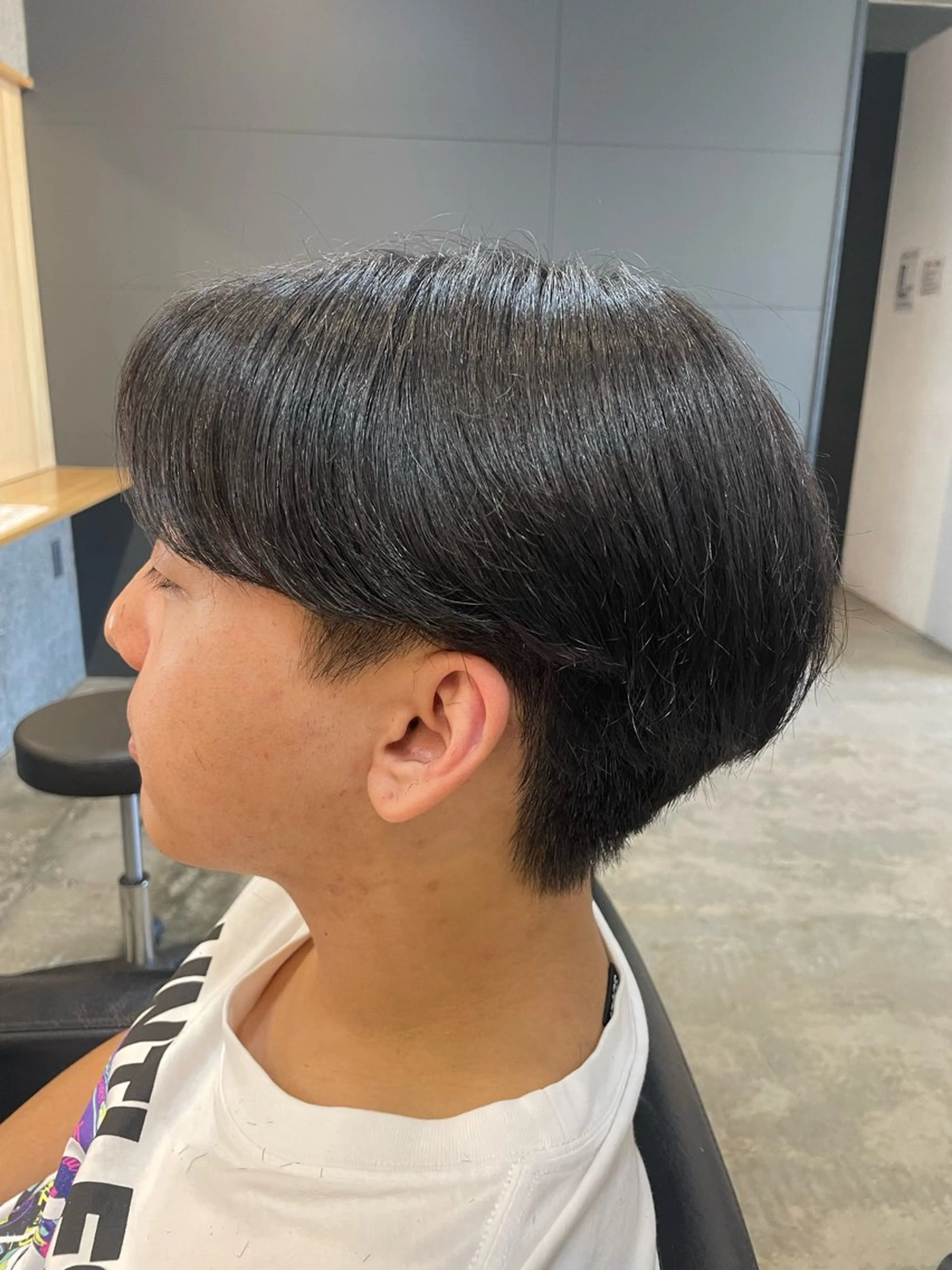 メンズ センターパート メンズパーマ Niau高崎店所属・メンズ専門　太田 楽々のヘアスタイル