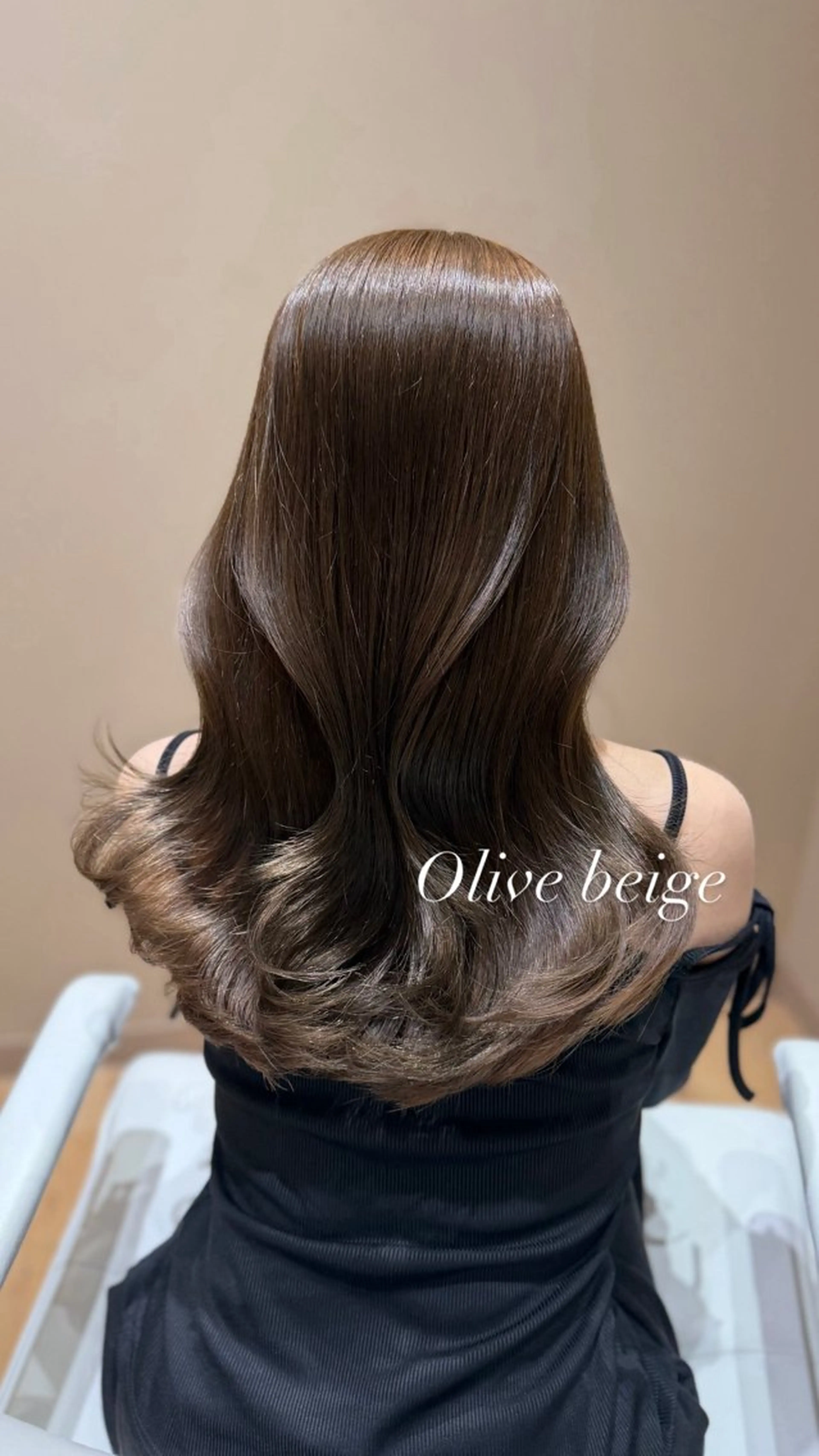 ロング カラー カット ヘアカラー トリートメント Minori🤎 ナチュラル韓国ヘアのヘアスタイル